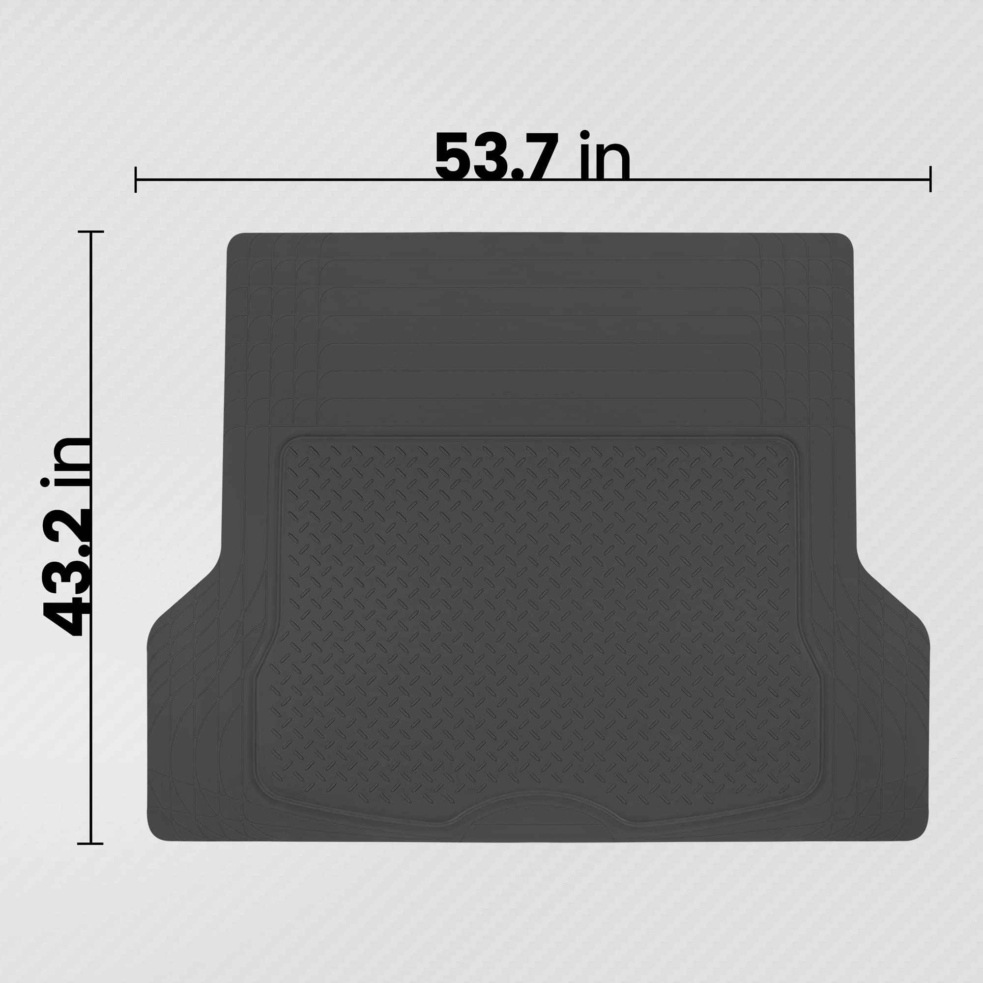 BDK 0.25-inch thick mat provides robust trunk protection.