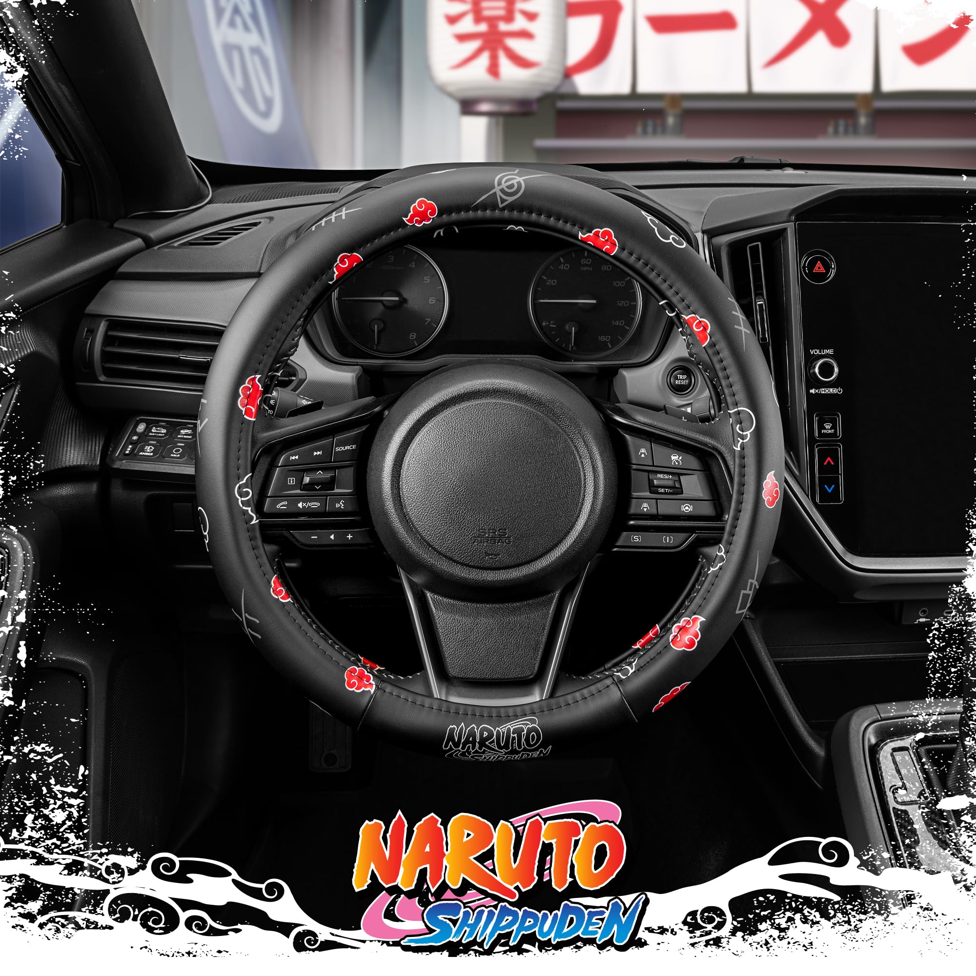 BDK 15-inch universal fit steering cover enhances grip and comfort on daily drives