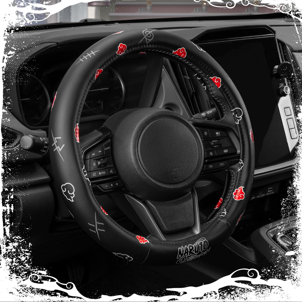 BDK Akatsuki edition steering cover adds dark elegance to any car interior