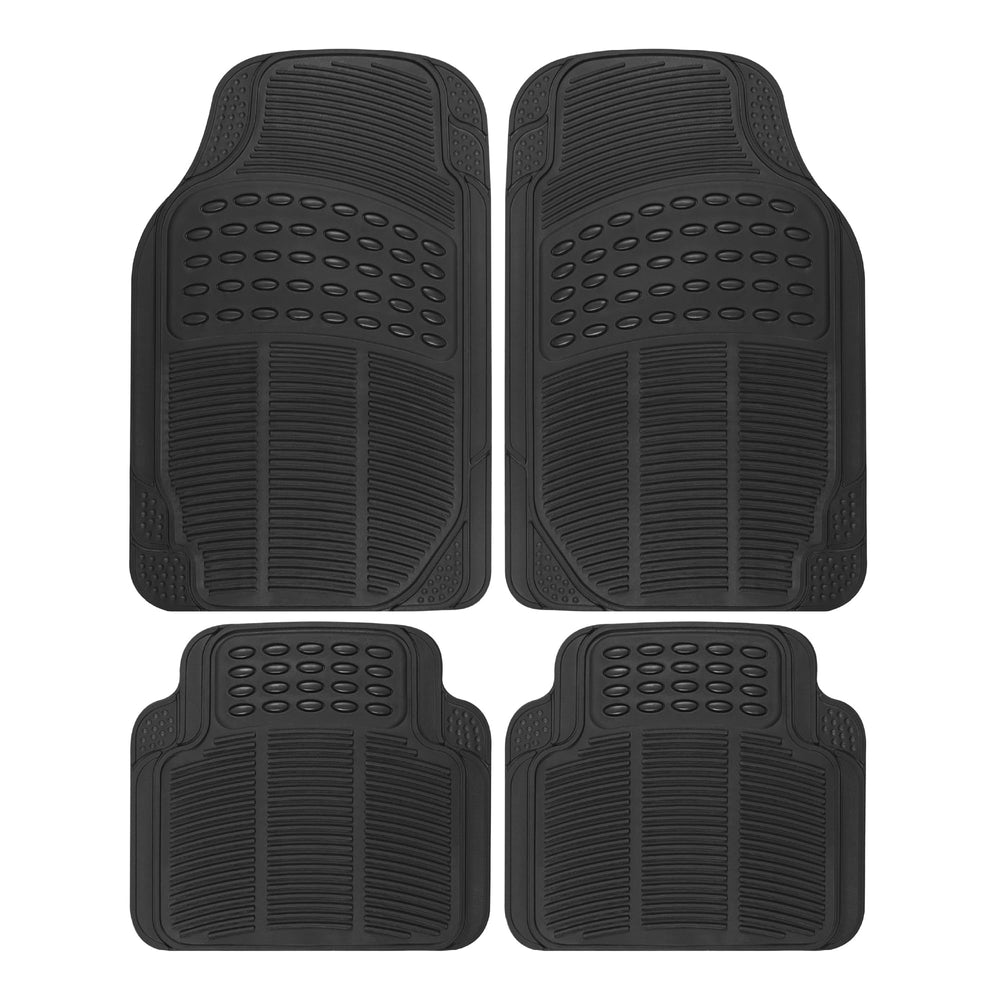 BDK all-weather front mat traps mud and spills to protect the cabin.