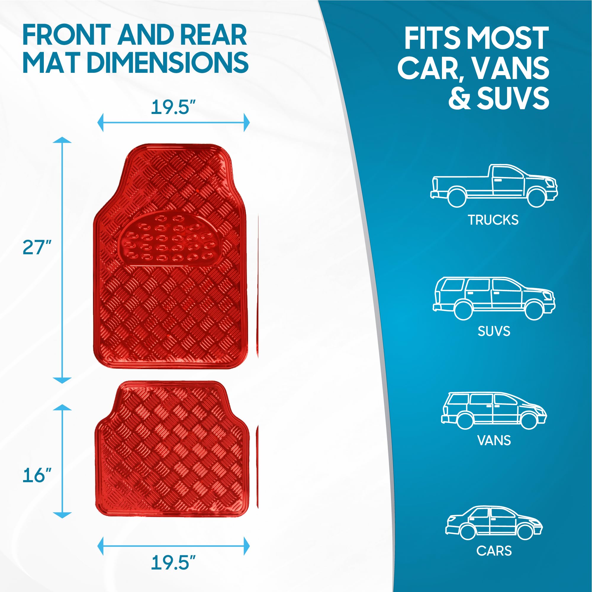 BDK front-and-rear set guards against dirt and spills.
