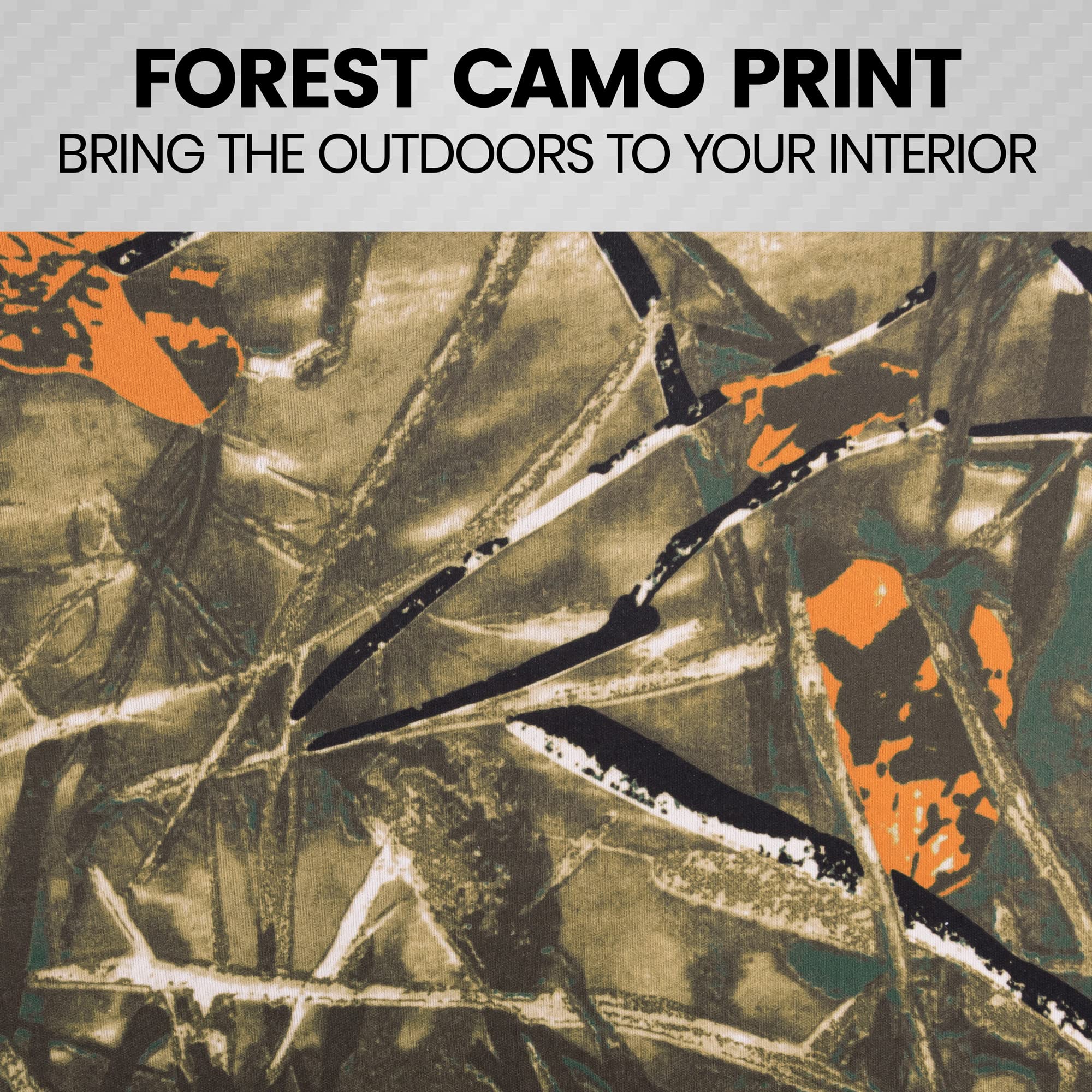 BDK Hunter Camo seat belt pads add extra comfort on long trips