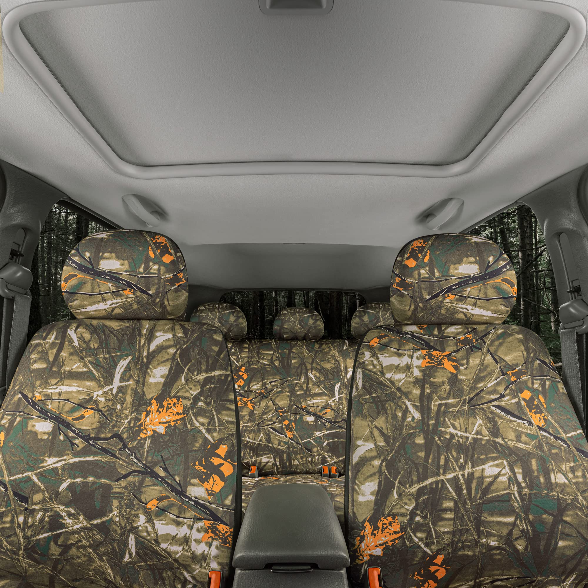 BDK Hunter Camo steering wheel cover enhances grip and comfort