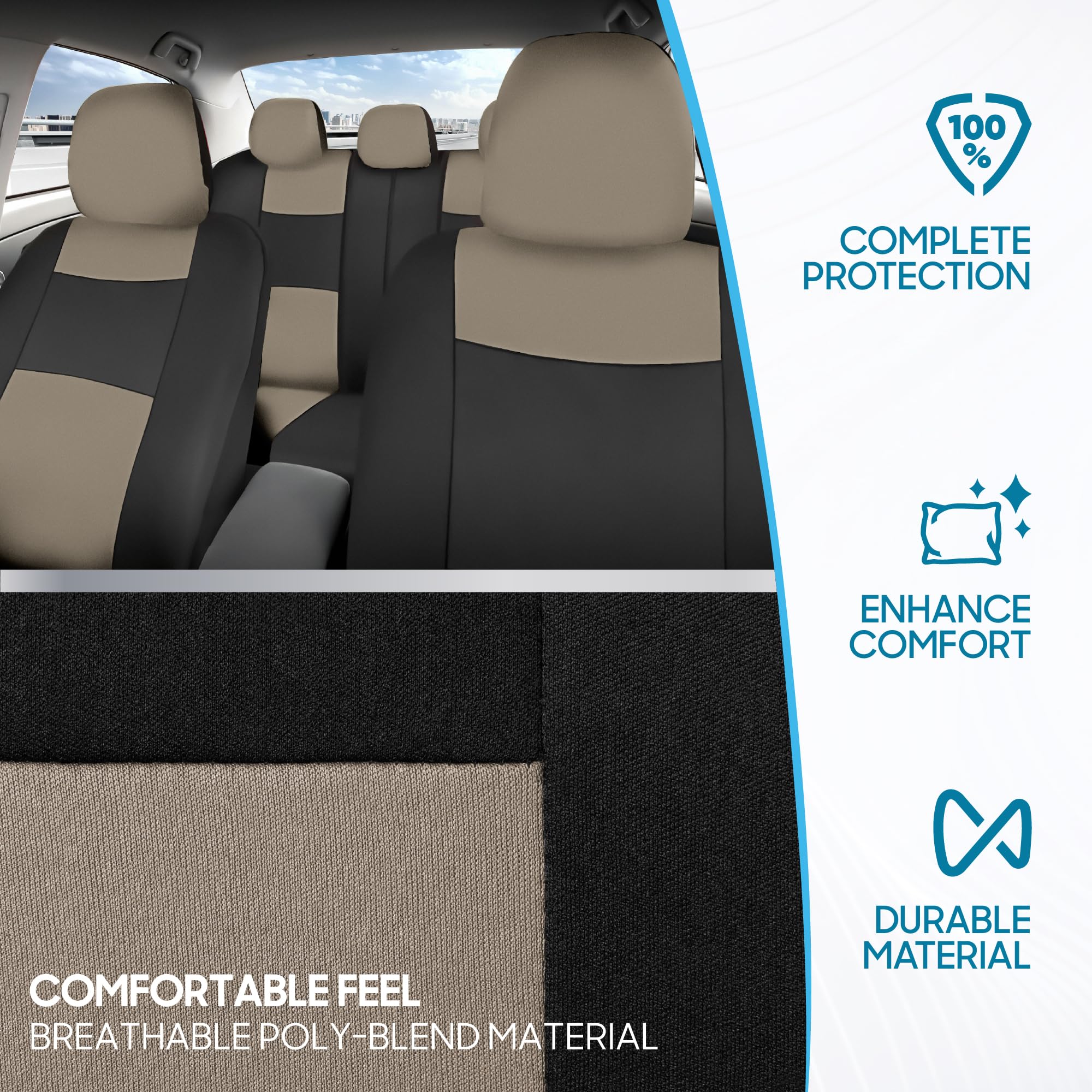 BDK PolyPro breathable materials promote airflow for all-season comfort.