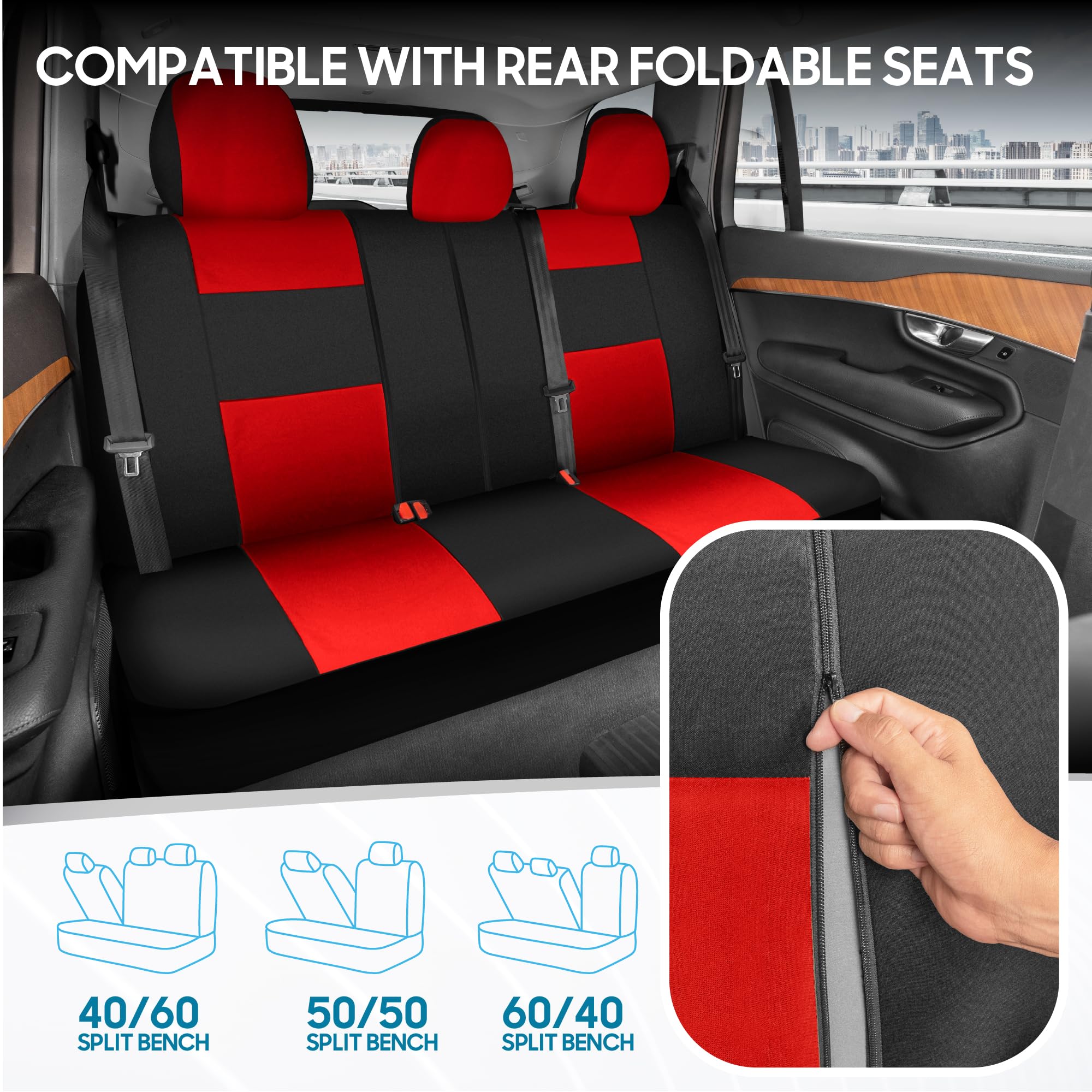 BDK PolyPro two tone stitching adds modern interior style