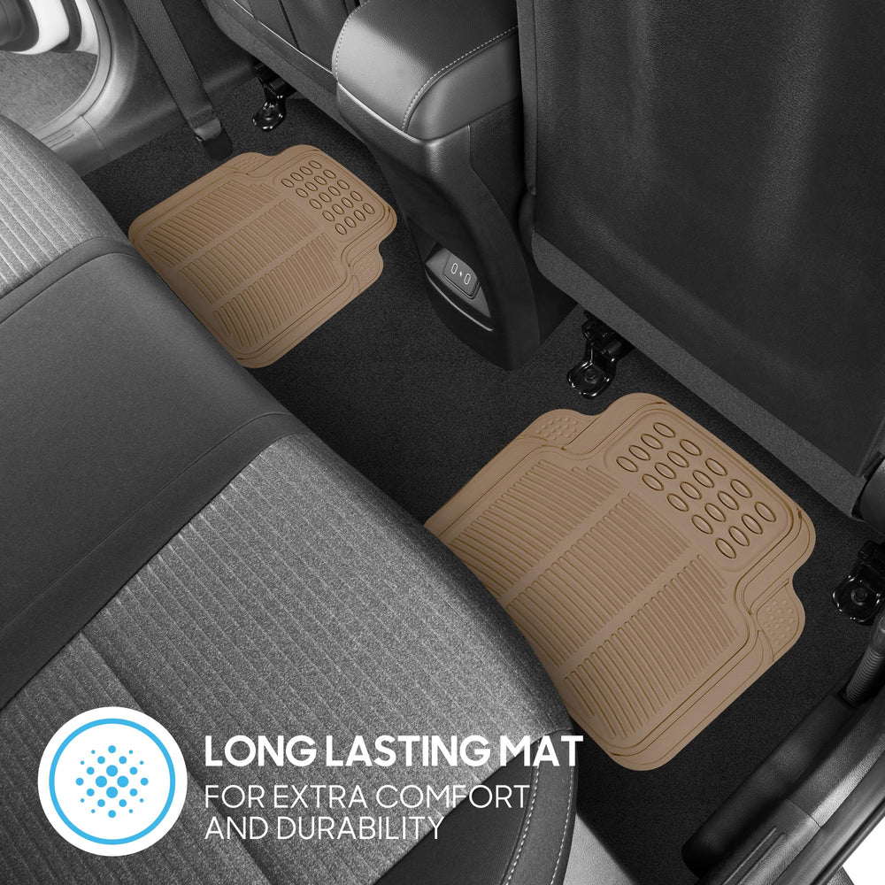 BDK ProLiner beige interior mats blend with vehicle styling.