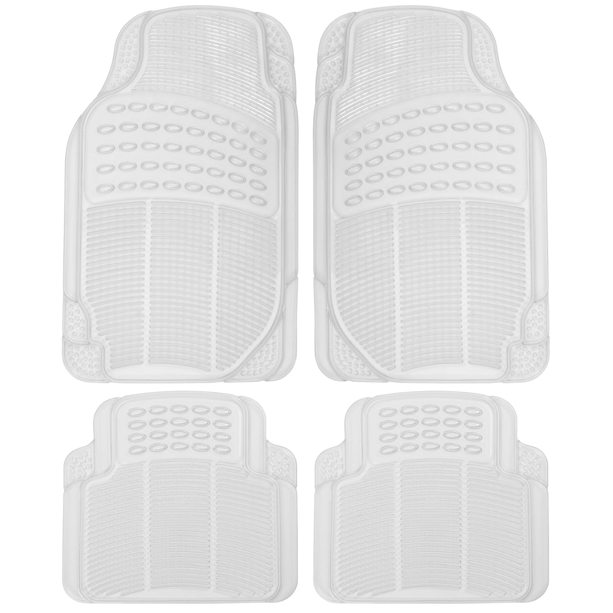 BDK clear front floor mat with anti-slip grip protects the driver side