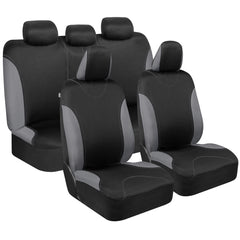 BDK Ultrasleek gray front seat cover enhances interior style.