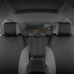 BDK Ultrasleek gray headrest covers elevate cabin aesthetics.