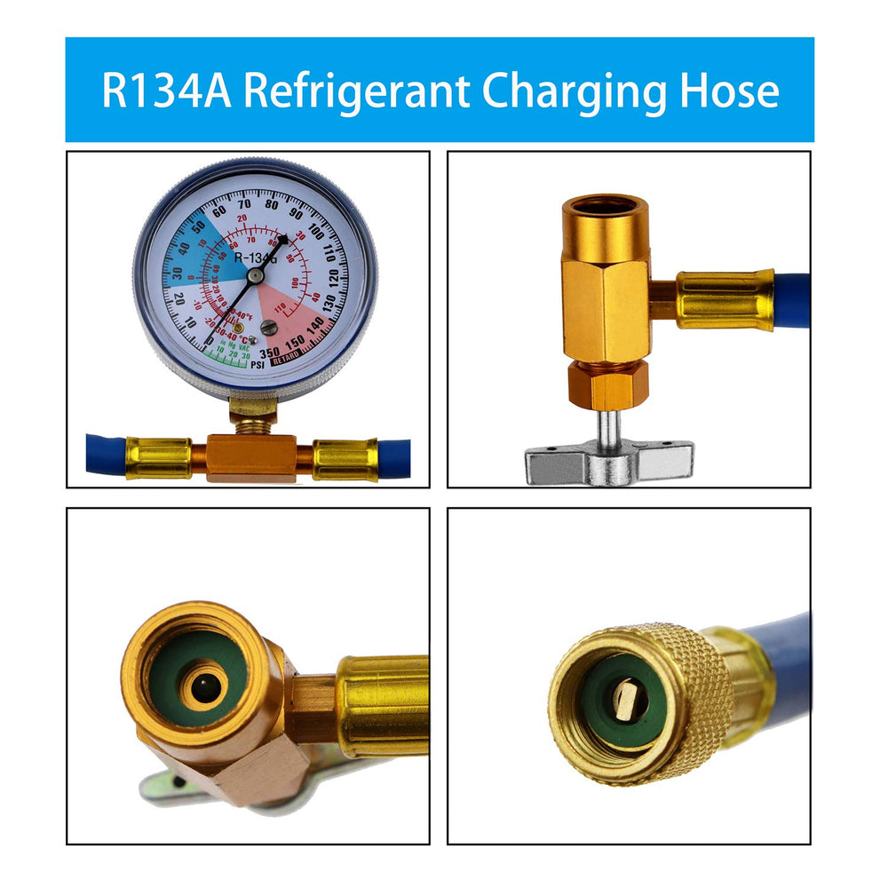 BeadChica R134a can tap connection for smooth refrigerant transfer.