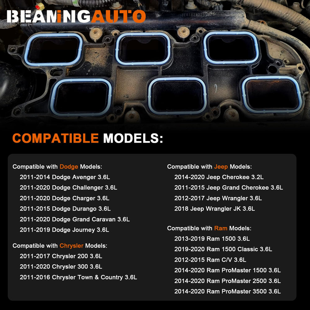 BEAMINGAUTO 36L valve cover gasket seal detail ensures leak-free sealing and reliability.
