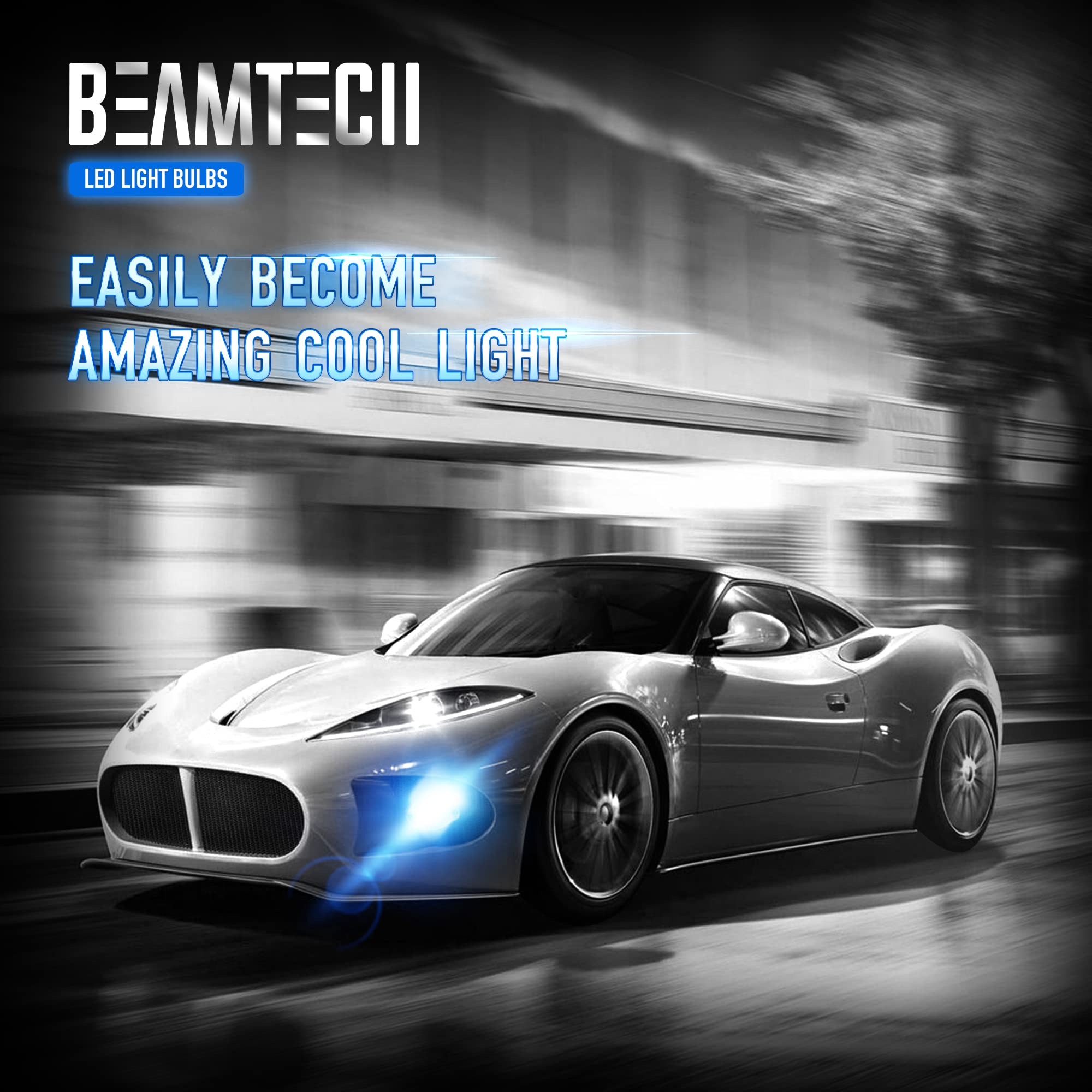 BEAMTECH H10 fog-only bulbs; CANBUS compatibility may require a resistor