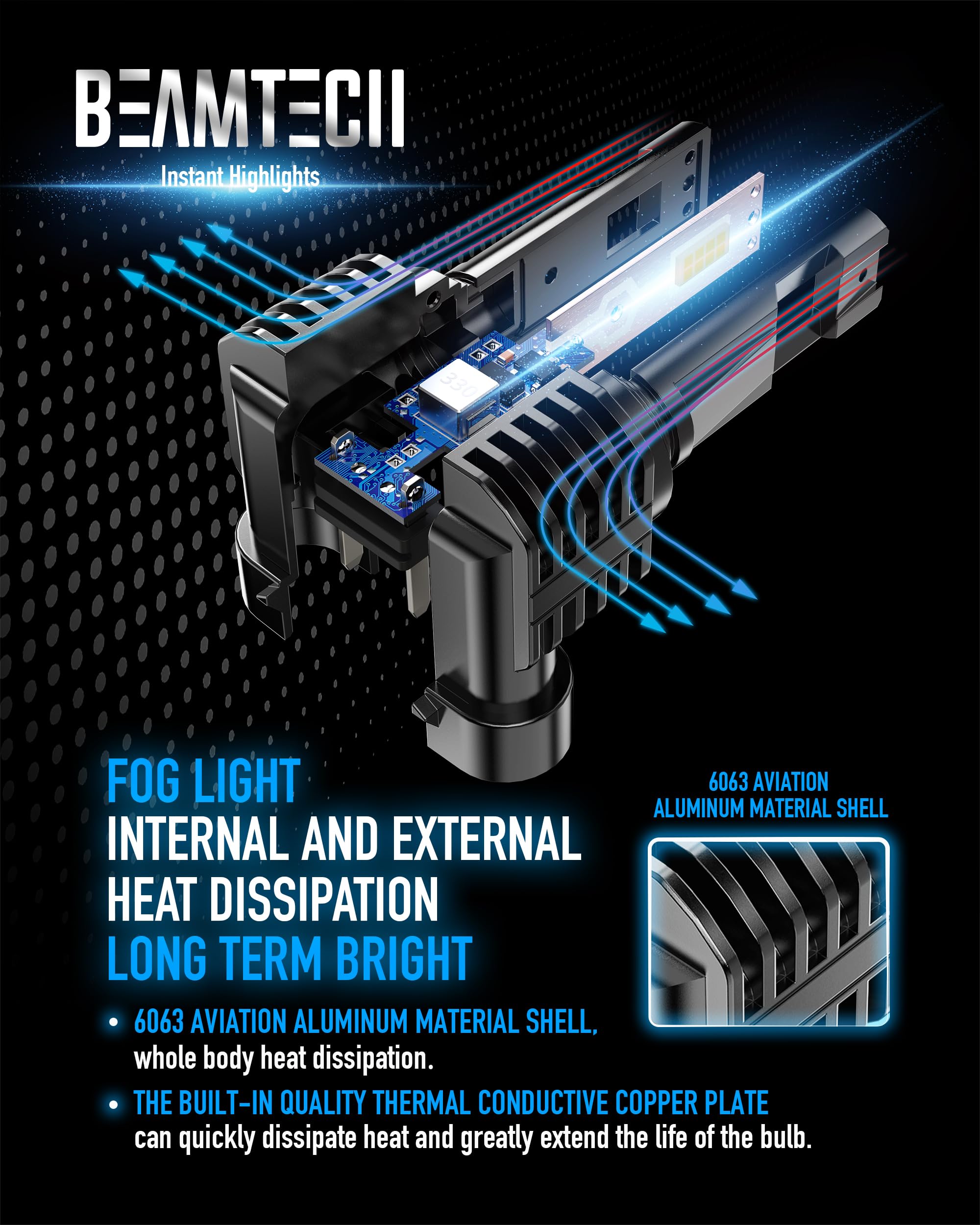 BeamTech fog lamp provides quiet, stable operation