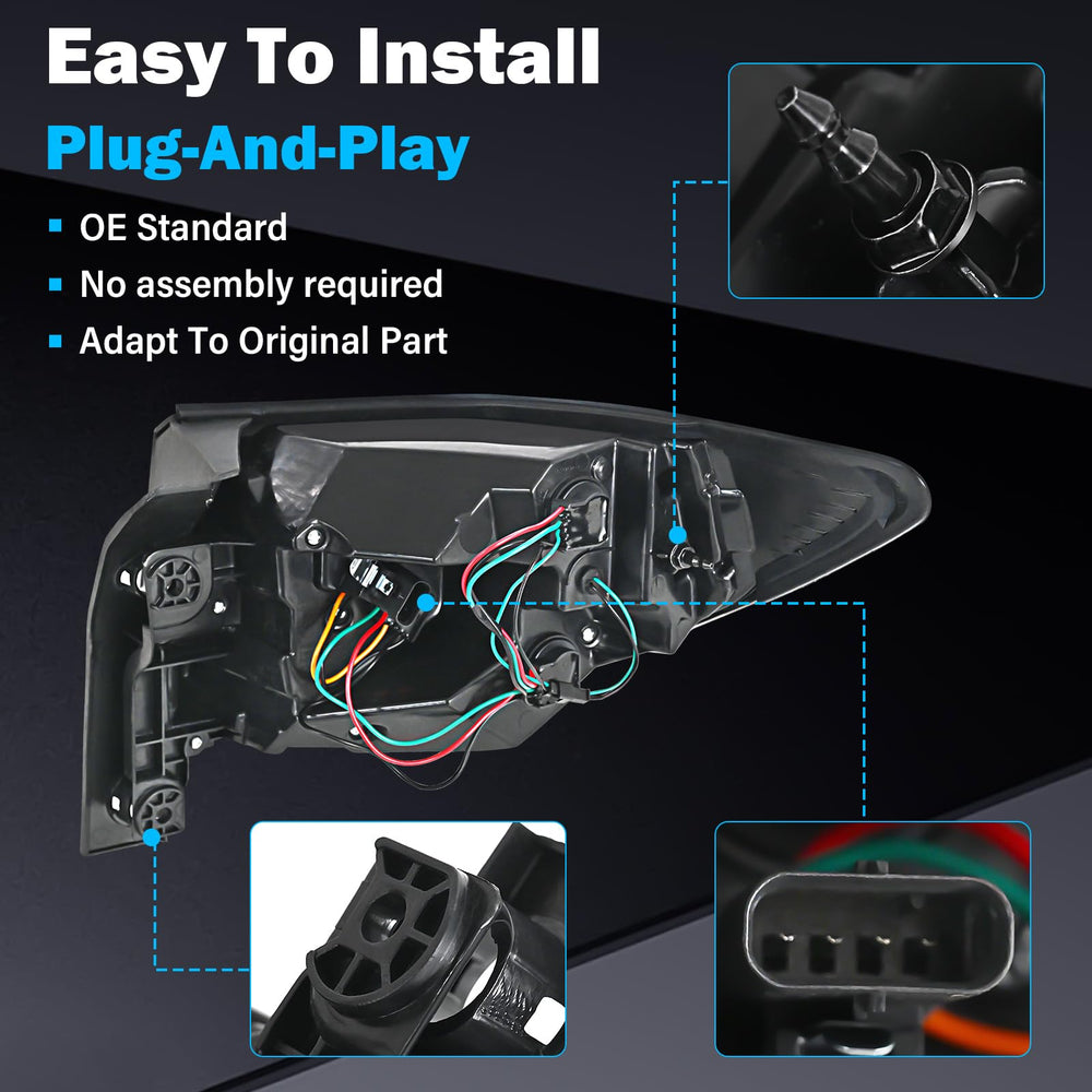 BeamTrack left taillight assembly delivers OEM-grade fit and safety