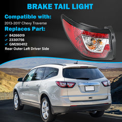 BeamTrack rear lamp left for 2013-2017 Traverse enhances nighttime signaling