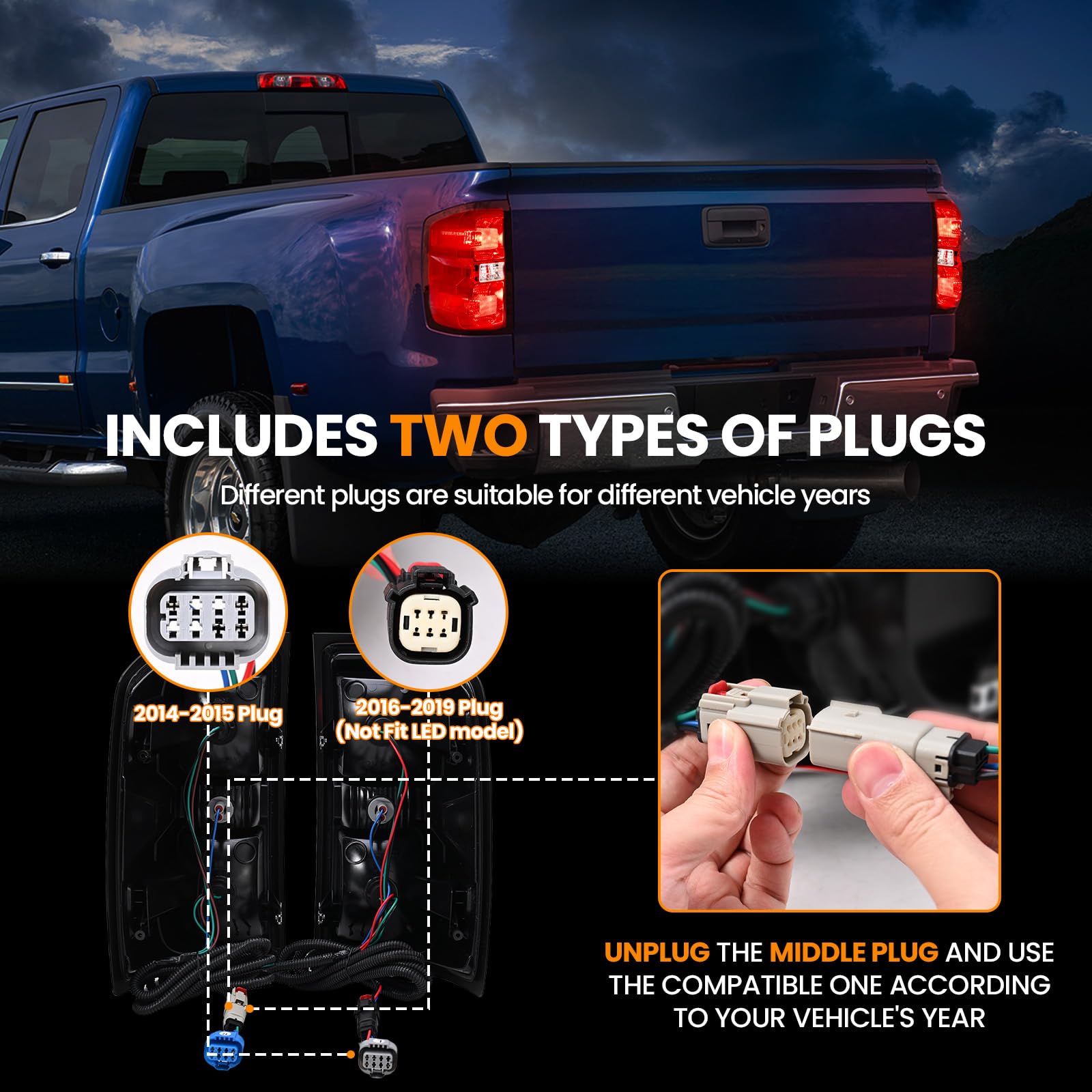 BeamTrack tail light bulbs and harness offer reliable illumination.