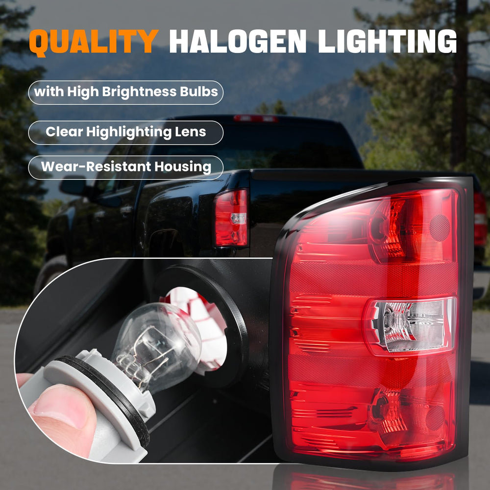BeamTrack reversing light tail light for Silverado, easier backing illumination