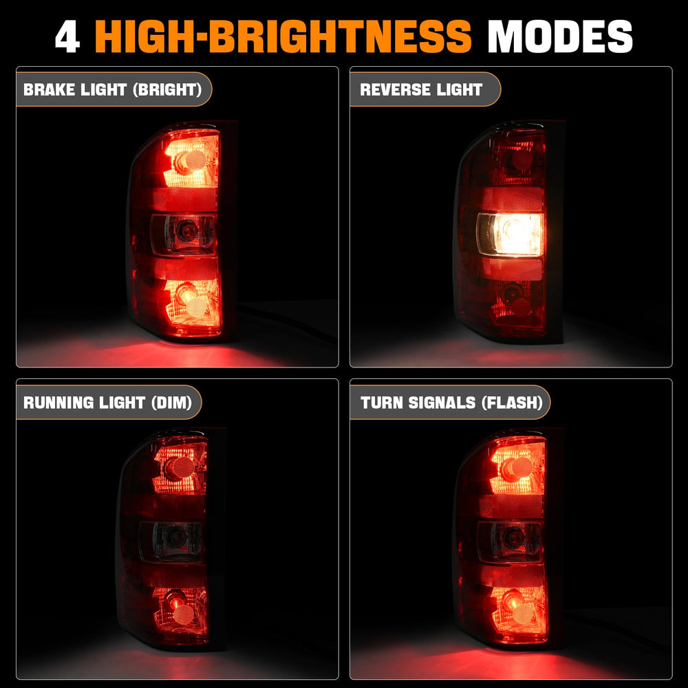 BeamTrack turn signal tail light for Silverado, bright signaling on turns