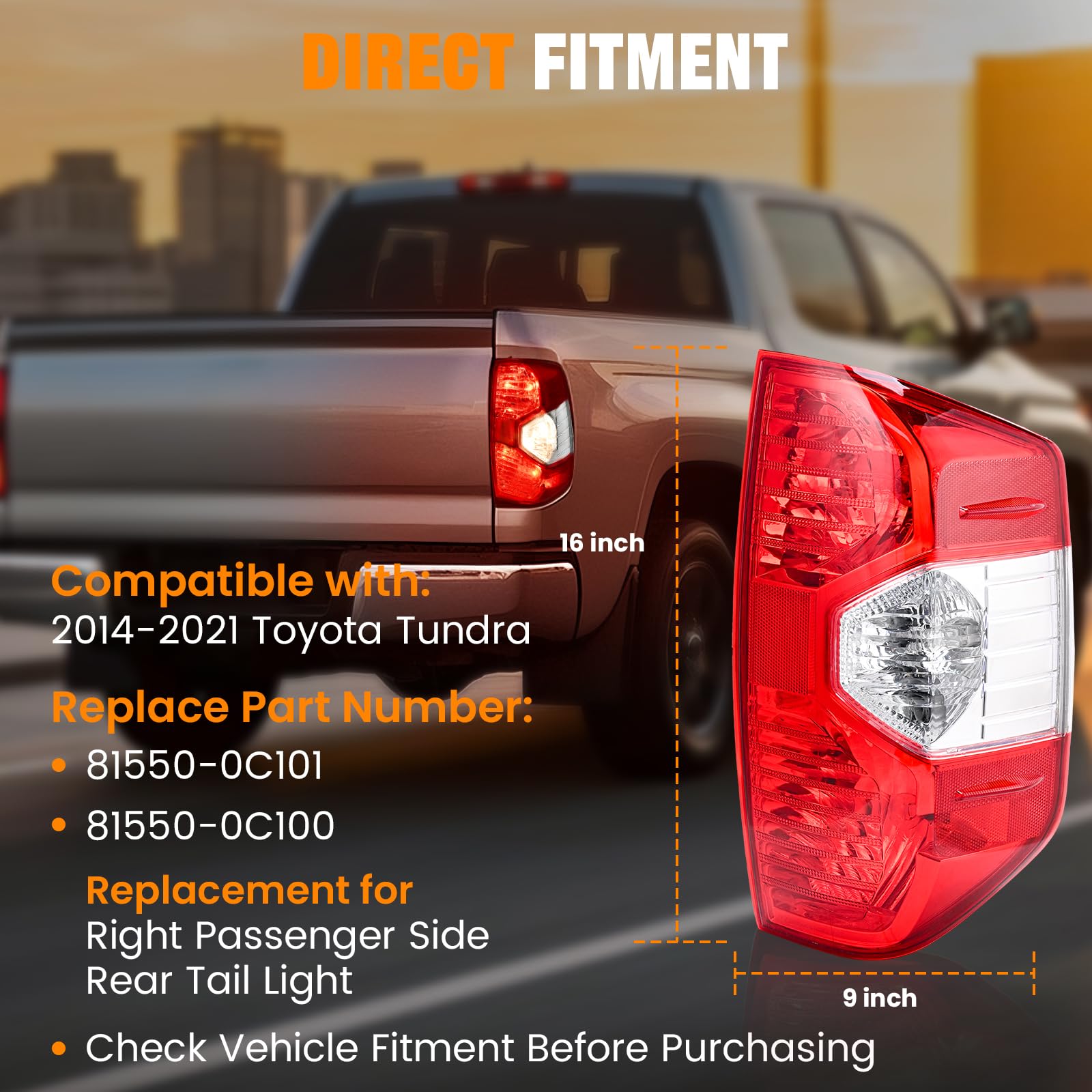 BeamTrack tail light brake signal improves braking visibility for safety
