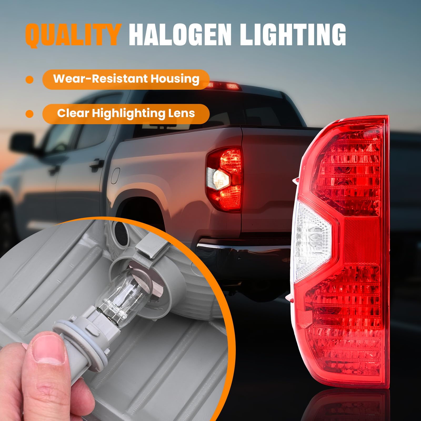 BeamTrack tail light turn signal for clear lane changes