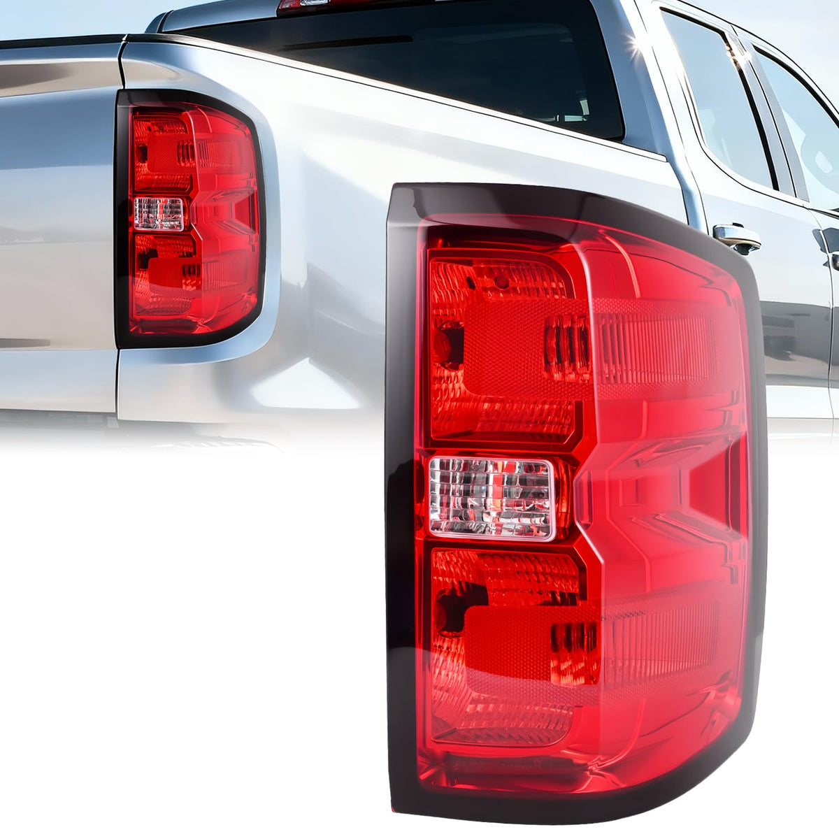BeamTrack tail light assembly for Silverado, right passenger side, direct replacement