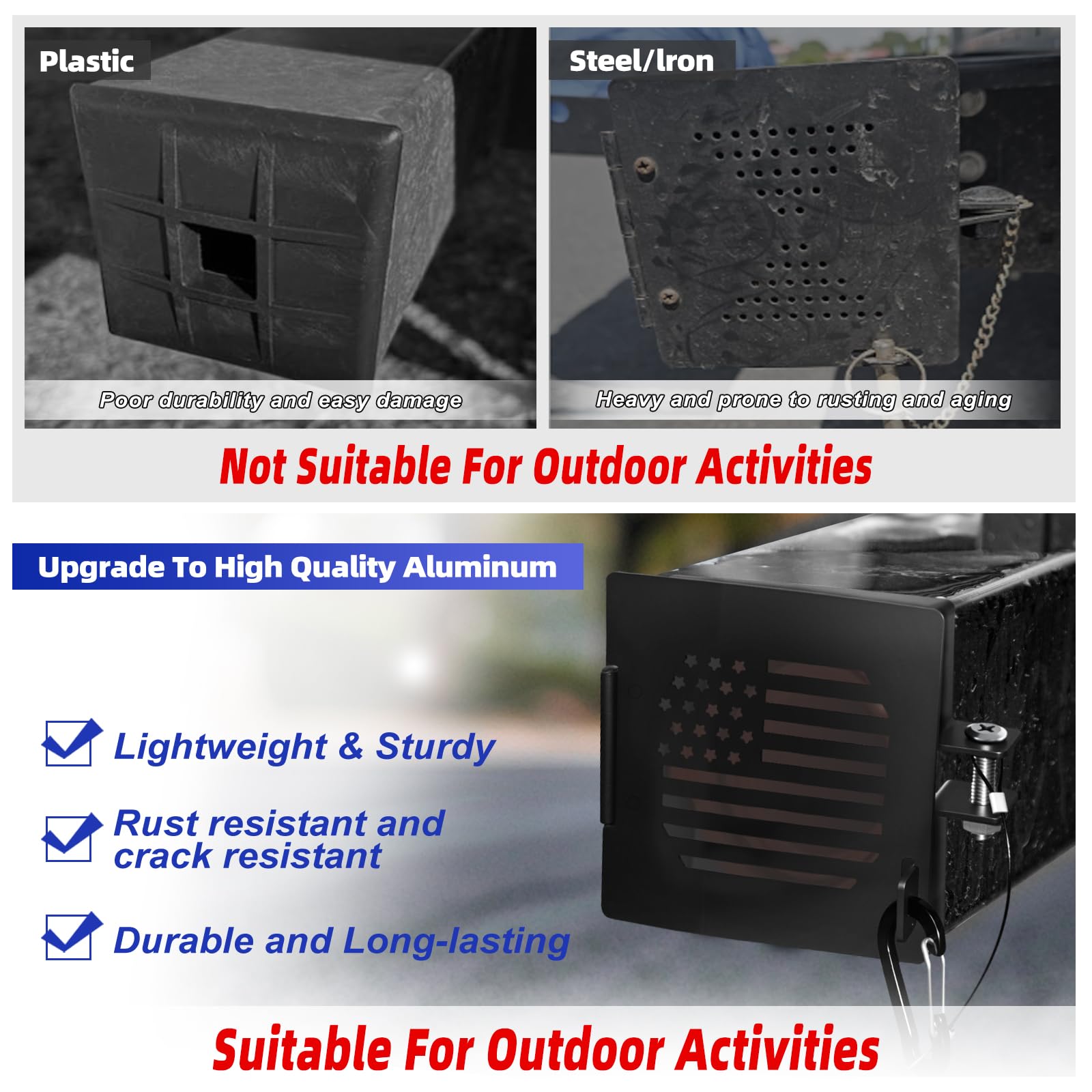 BEASYE sewer hose storage cover keeps hoses secure during travel.