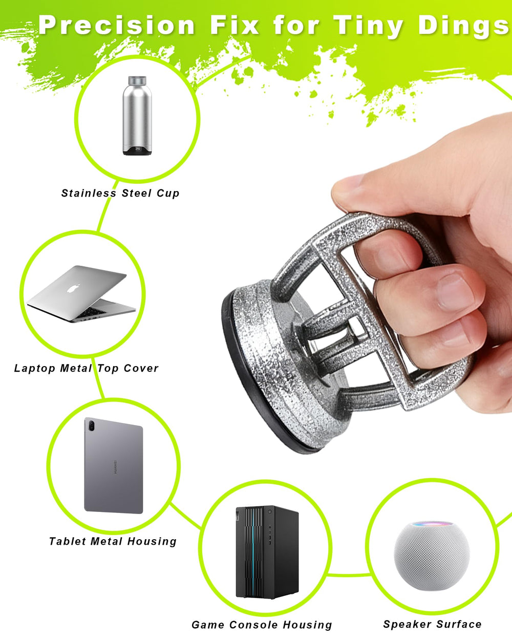 BeautyBeam kit used for home tasks like glass and tile handling.