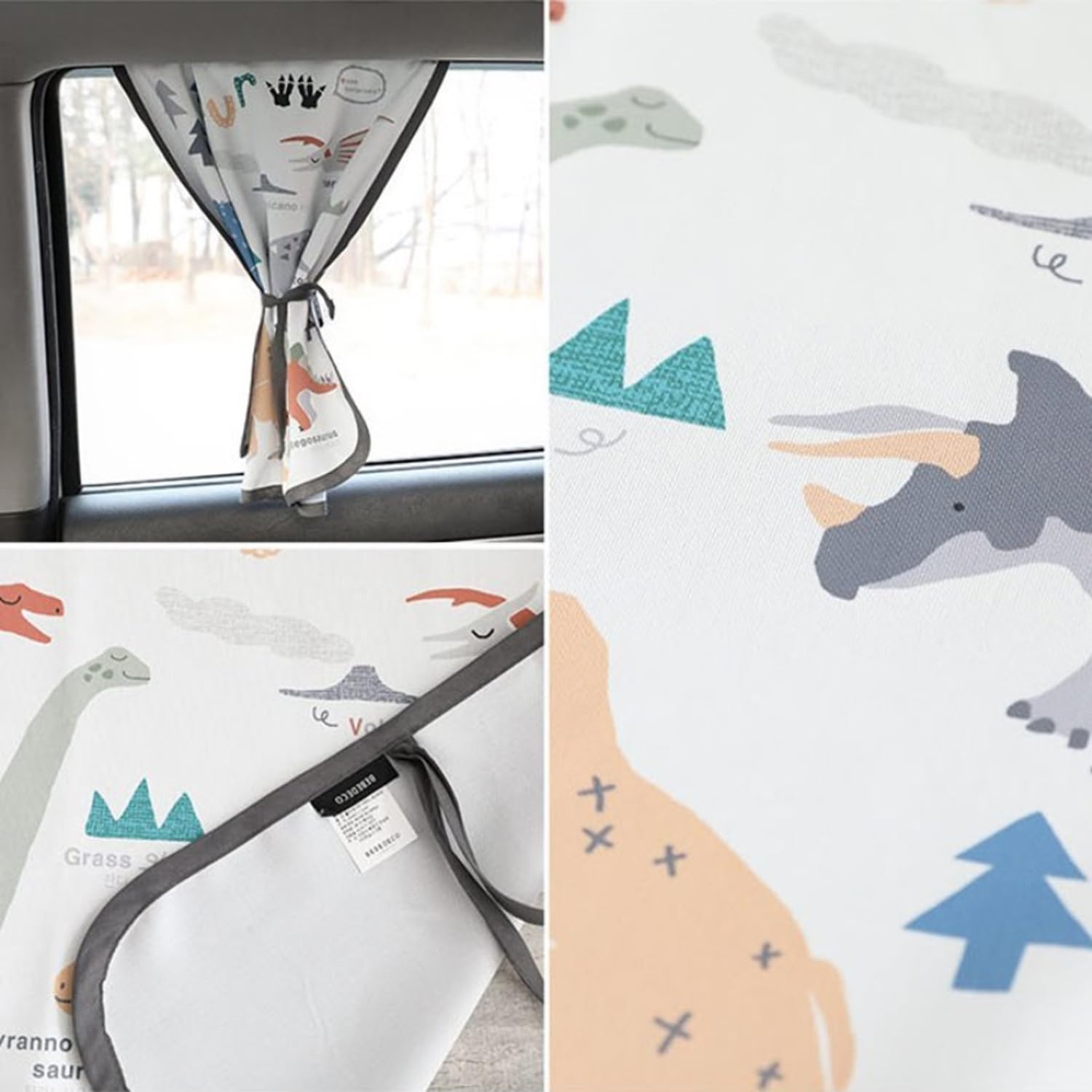 Bebedeco foldable sunshade stored compactly after use on the go.