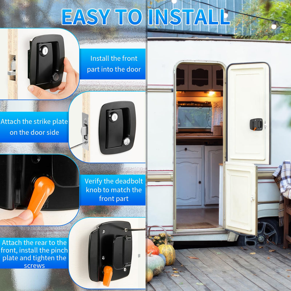 BEBOBLY anti-theft design adds cylinder protection for added security.
