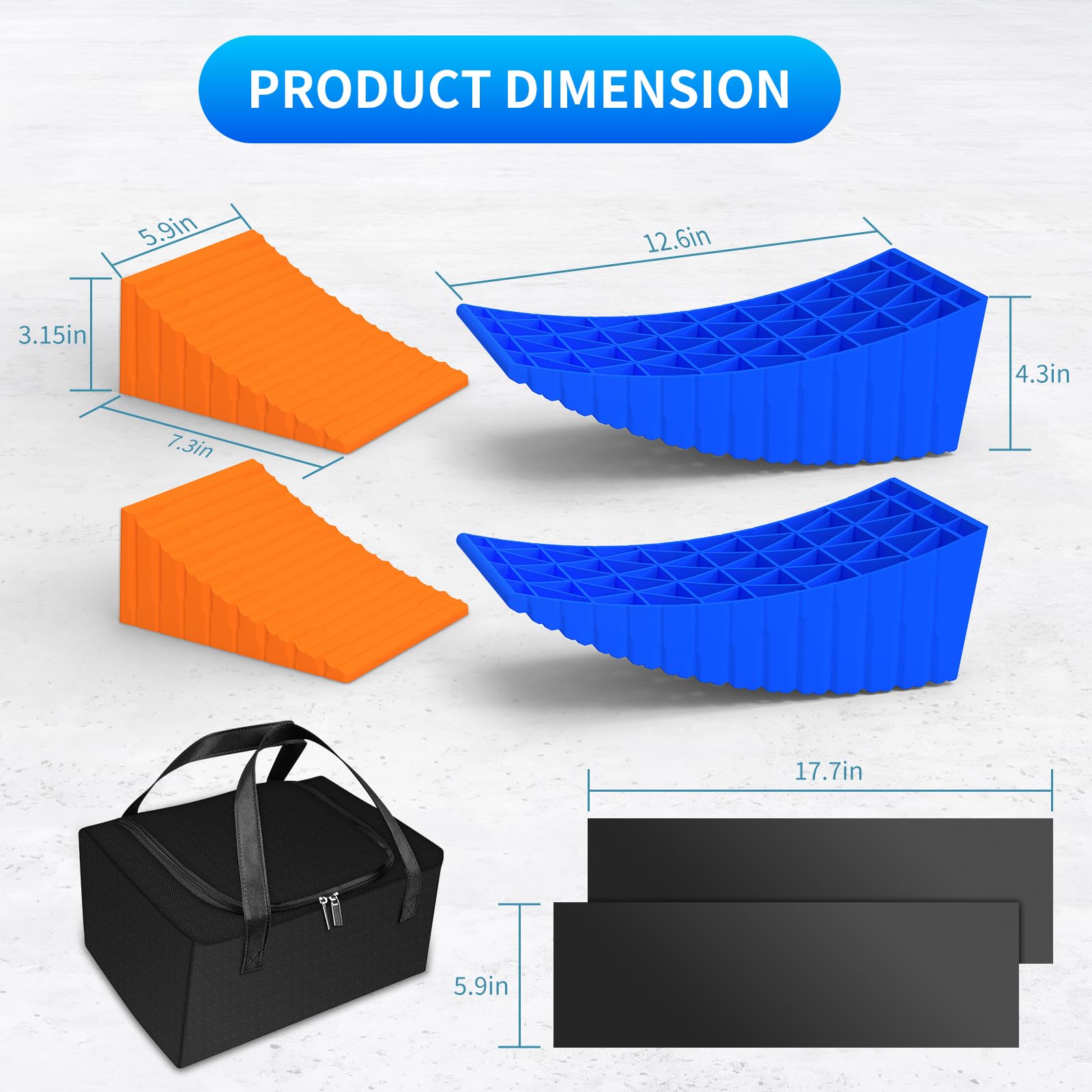 BEBOBLY universal-fit design accommodates most tires up to 32 inches.