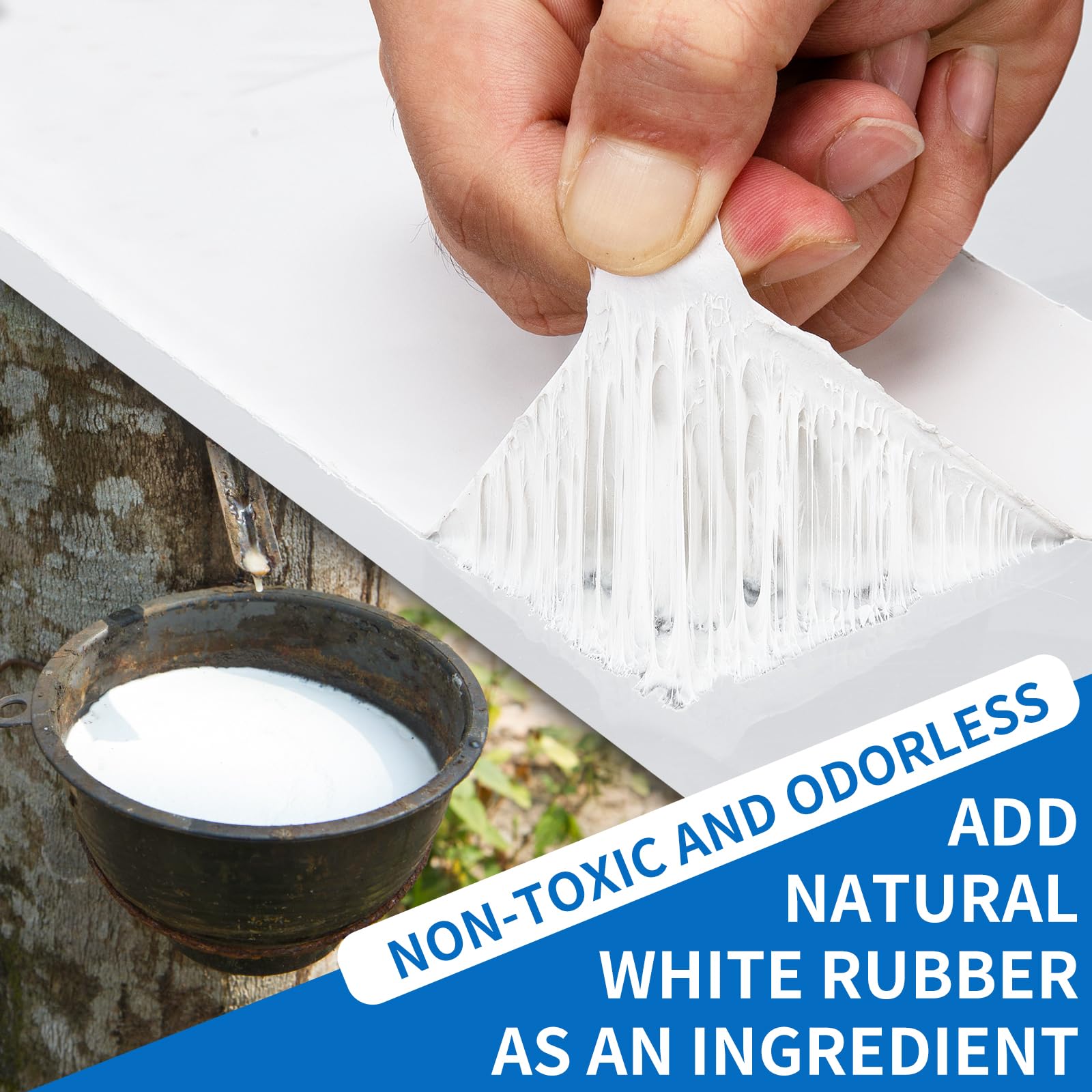 BEBOBLY RV Roof Tape seals a pipe joint for versatile repairs