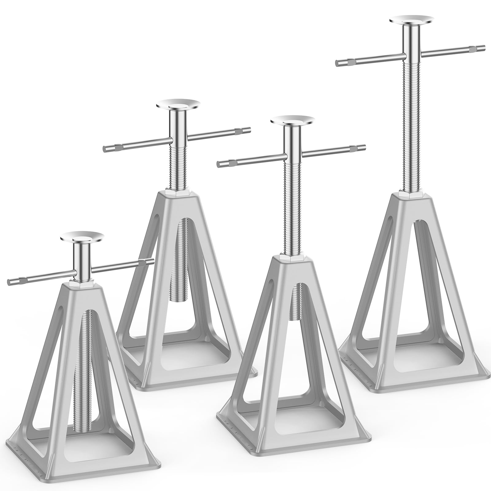 BEBOBLY RV Stack Jacks base shown with wide square footprint for even support.