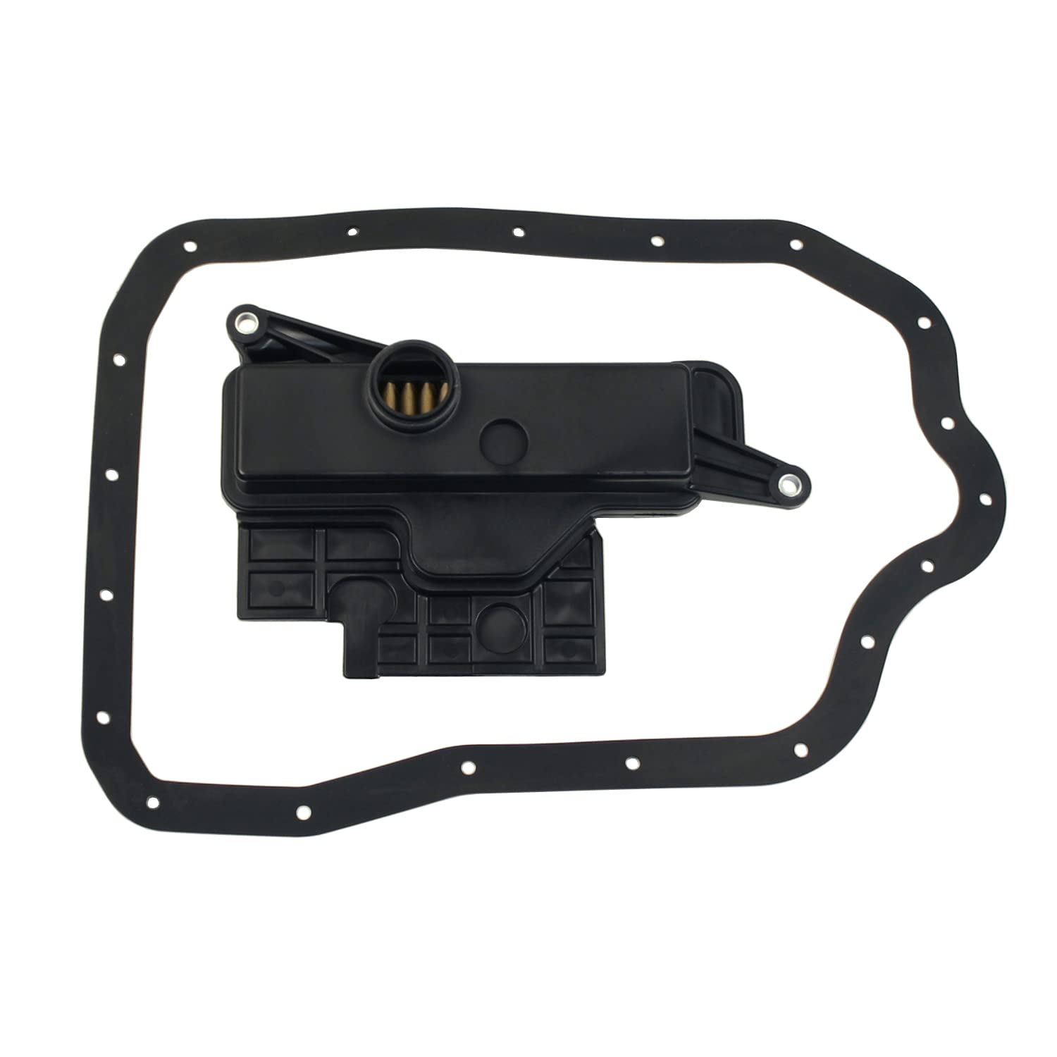 Beck/Arnley 044-0398 transmission filter kit, top view, ensures proper fit.