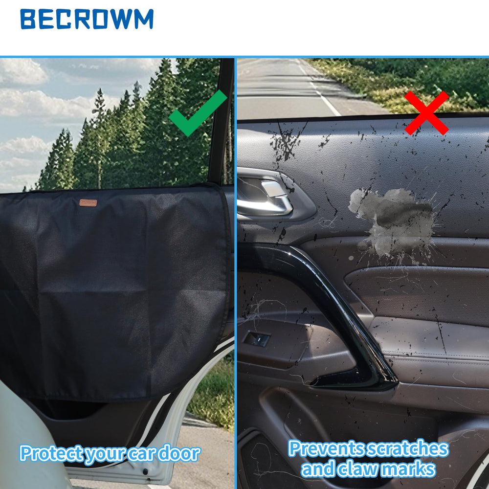 BECROWM built-in storage pockets keep leashes and water bottles handy.