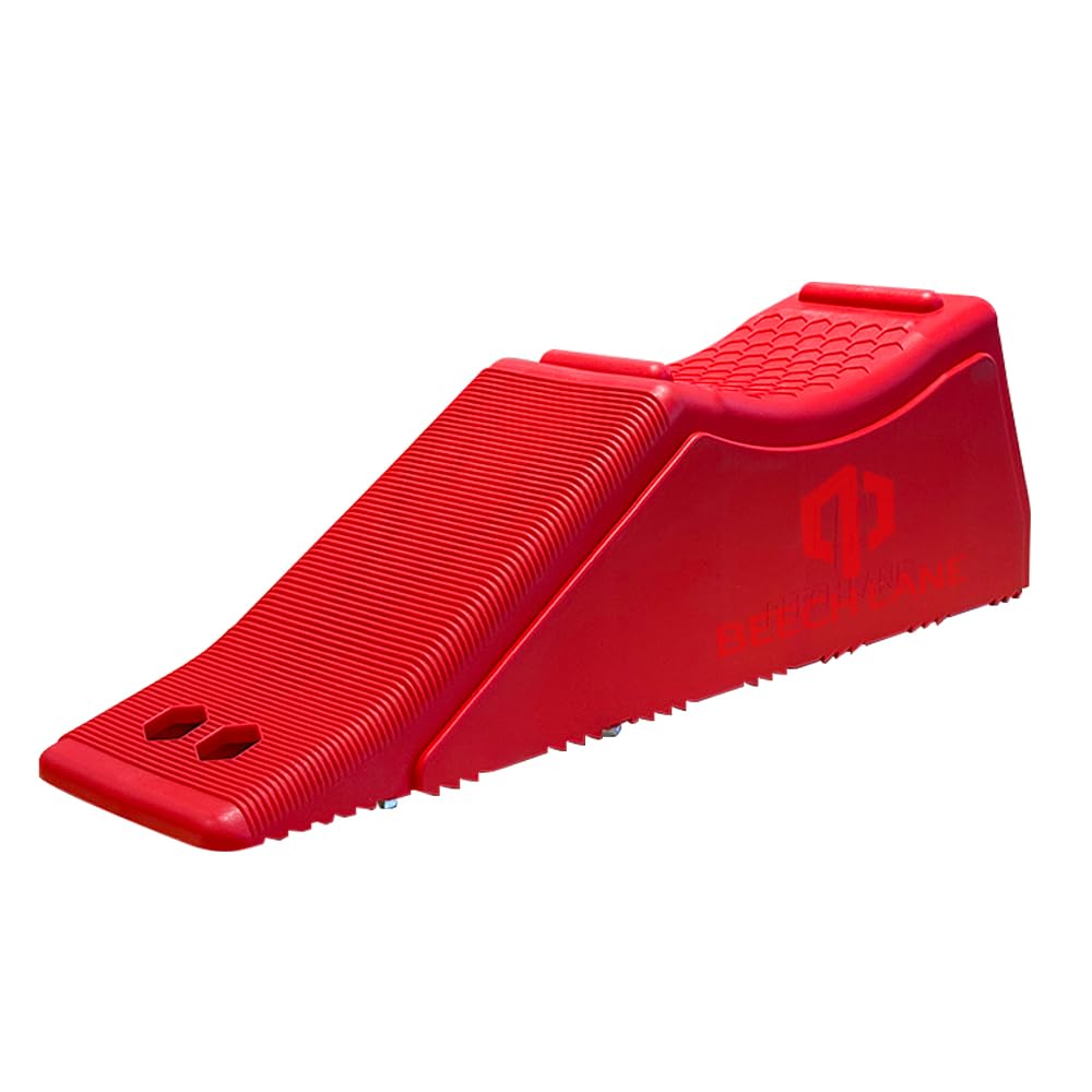 Beech Lane 5.5-inch lift ramp side view showing compact design for quick tire changes.