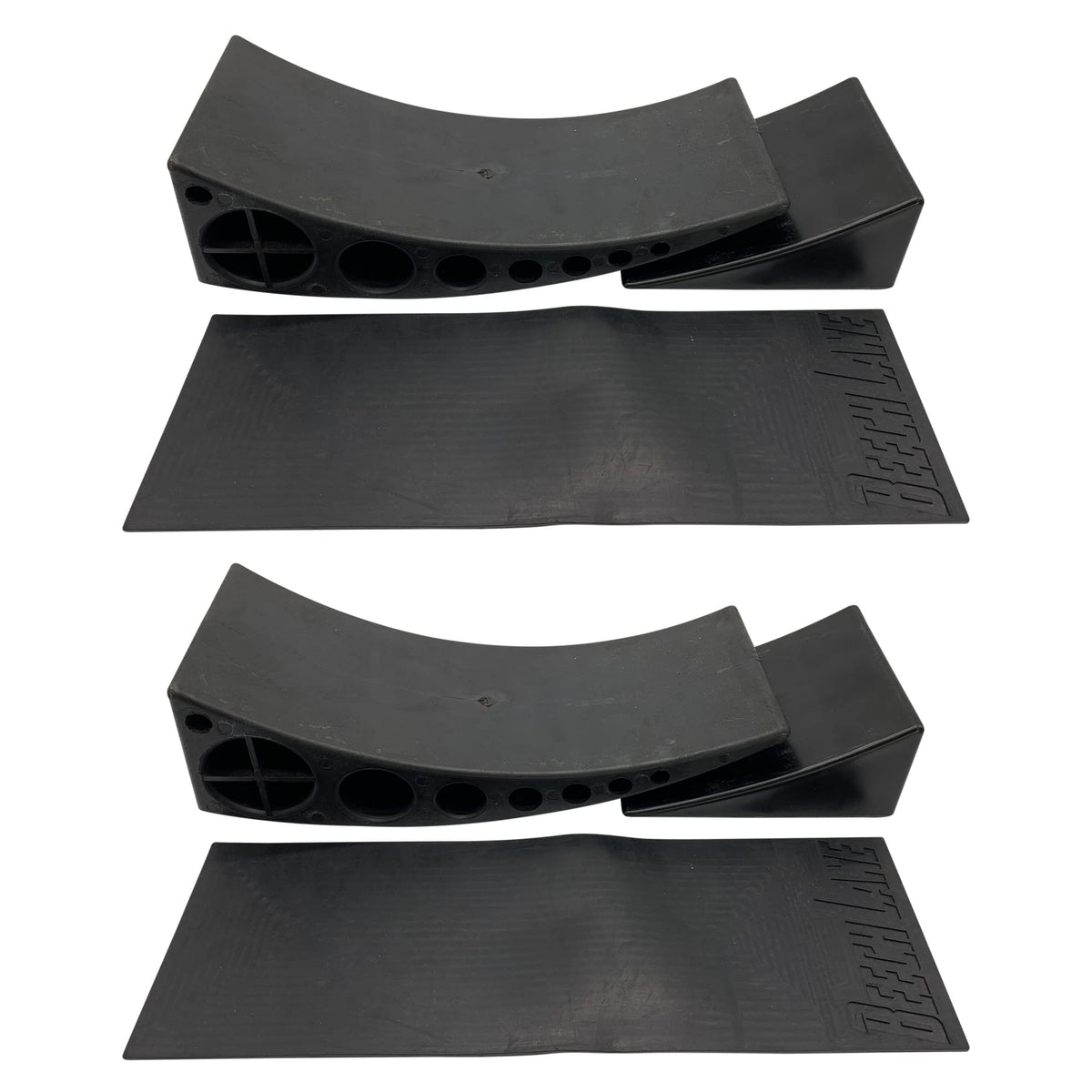Beech Lane Camper Leveler 2-pack in use for quick, precise leveling.