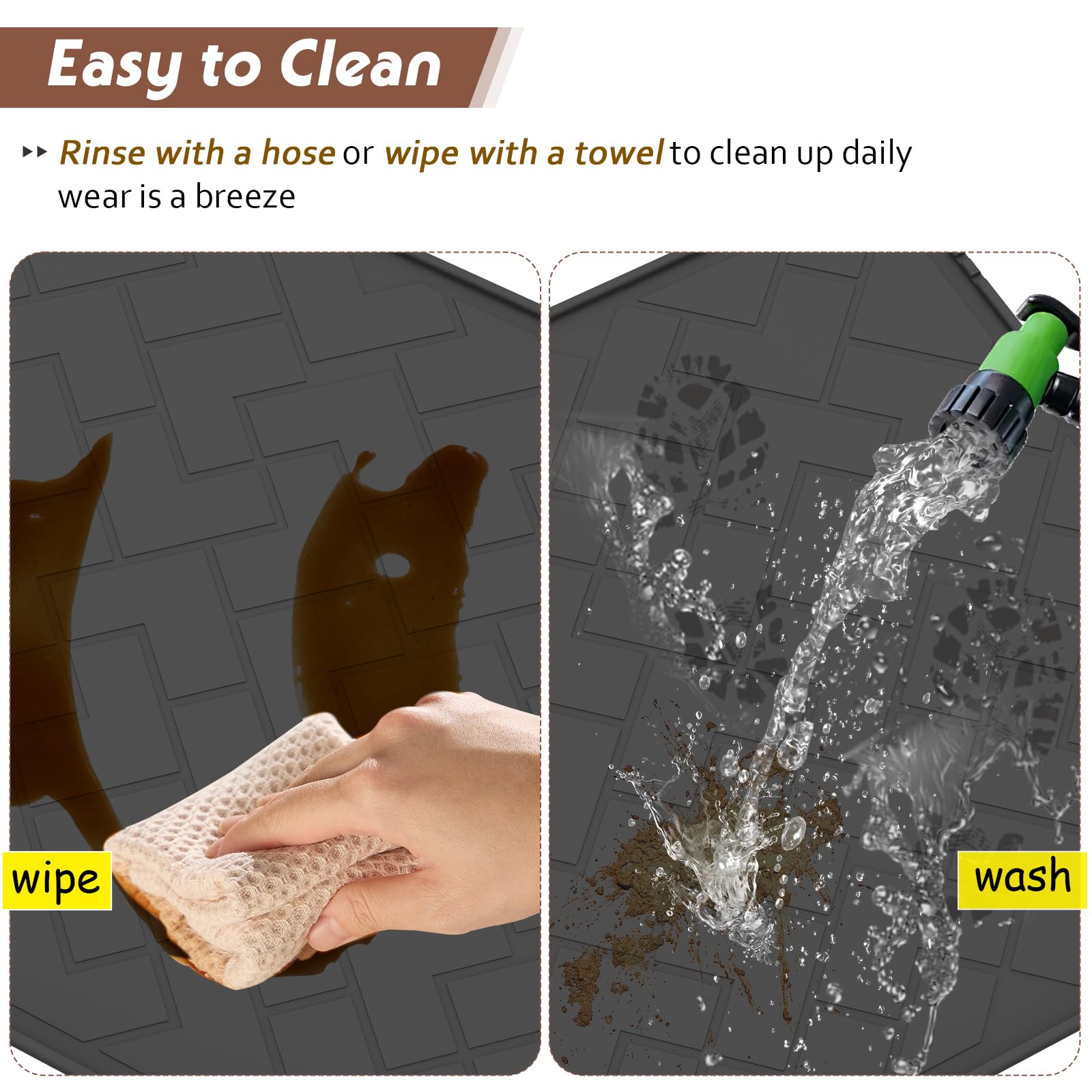 beenxmyy multi-use mat for garage, kitchen, and garden setups
