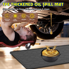 beenxmyy oil-lock grooves trap fluids and keep workspace cleaner