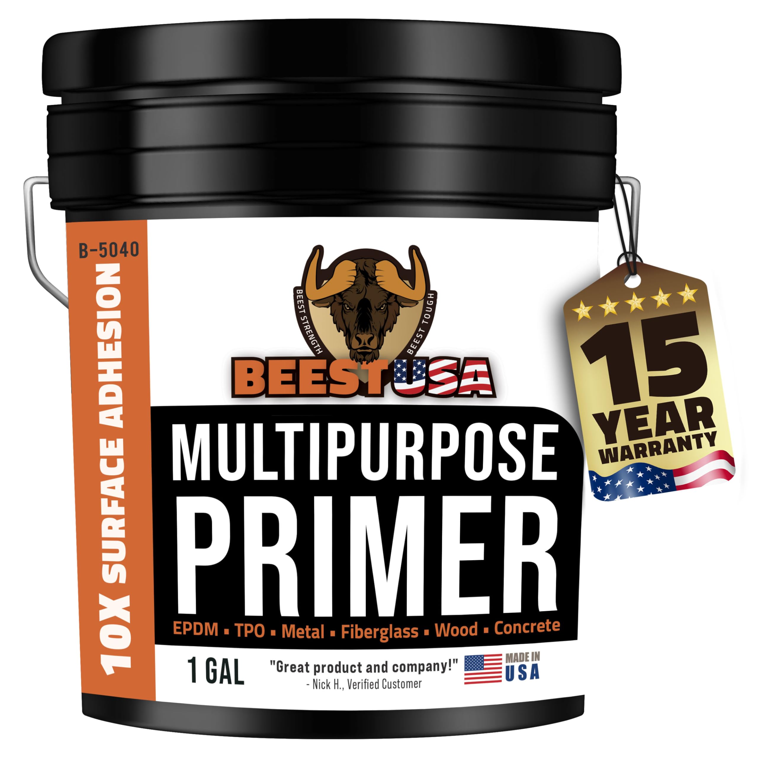 BEEST multi-purpose primer bottle ready to prime surfaces for better adhesion.