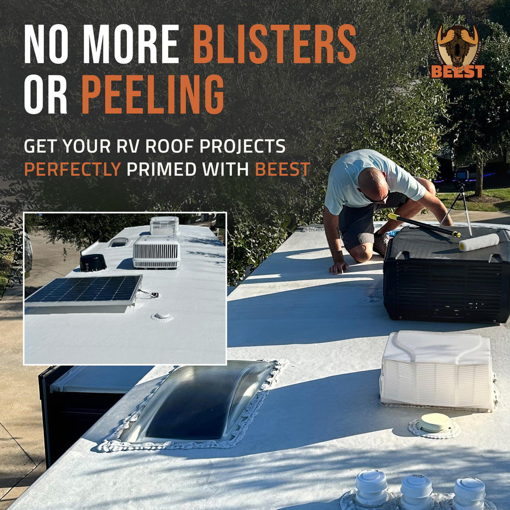 One gallon BEEST primer covers up to 250 sq ft.