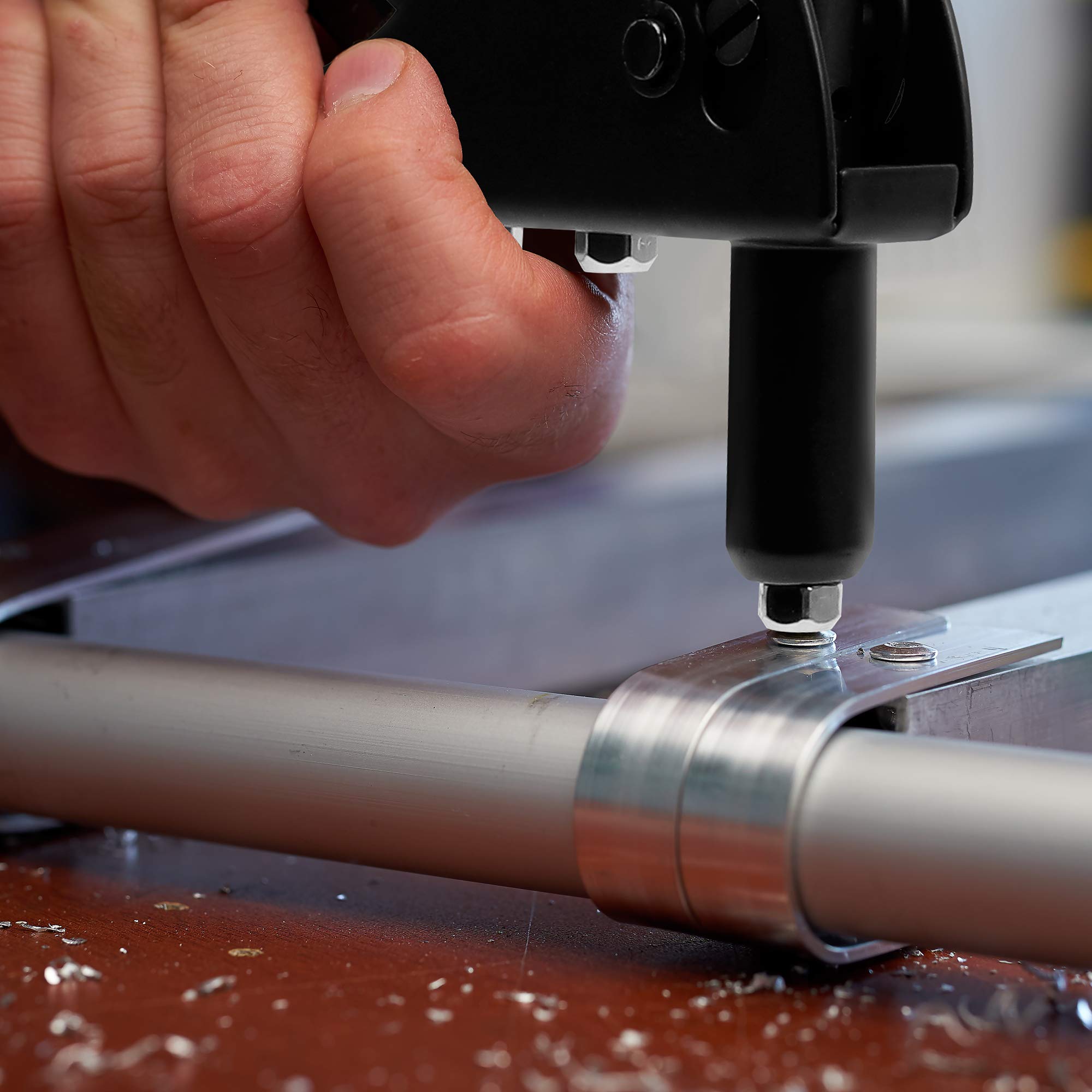 BEETRO portable riveter designed for on-the-go repairs