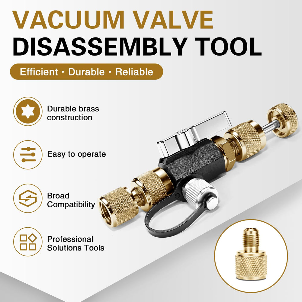 Brass body and rugged design of Behonor valve-core remover tool
