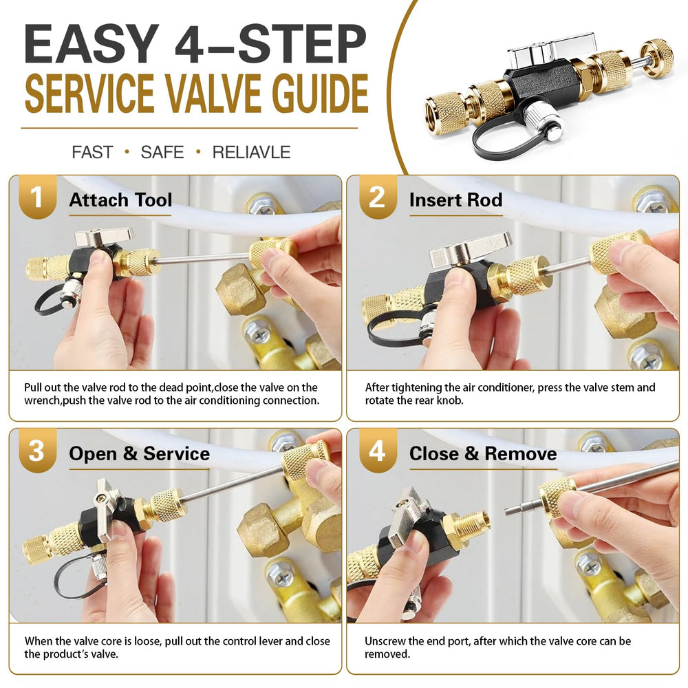 Stainless steel stem and anti-slip grip on Behonor tool