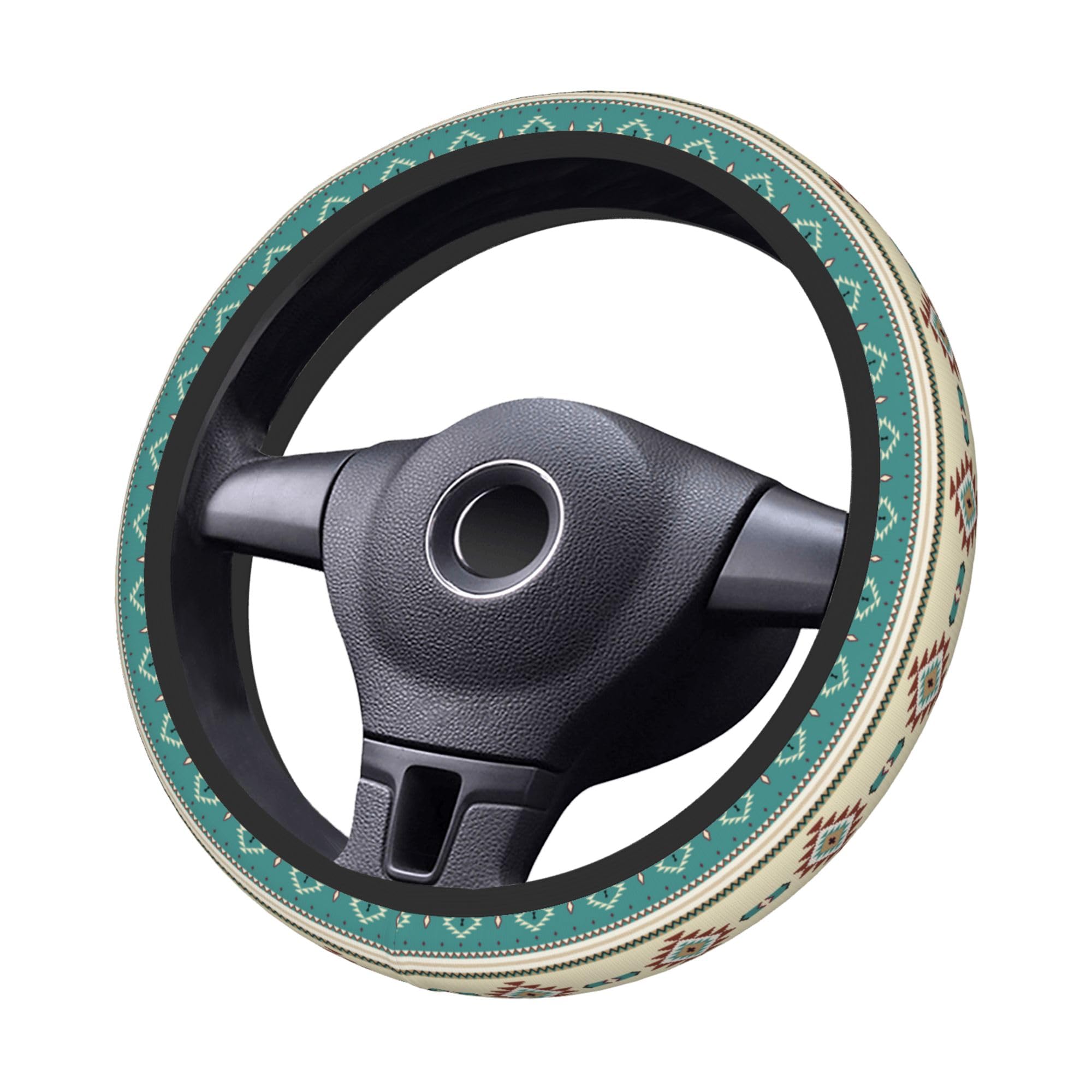 BEIANSHUO steering wheel cover with non-slip interior enhances control during driving