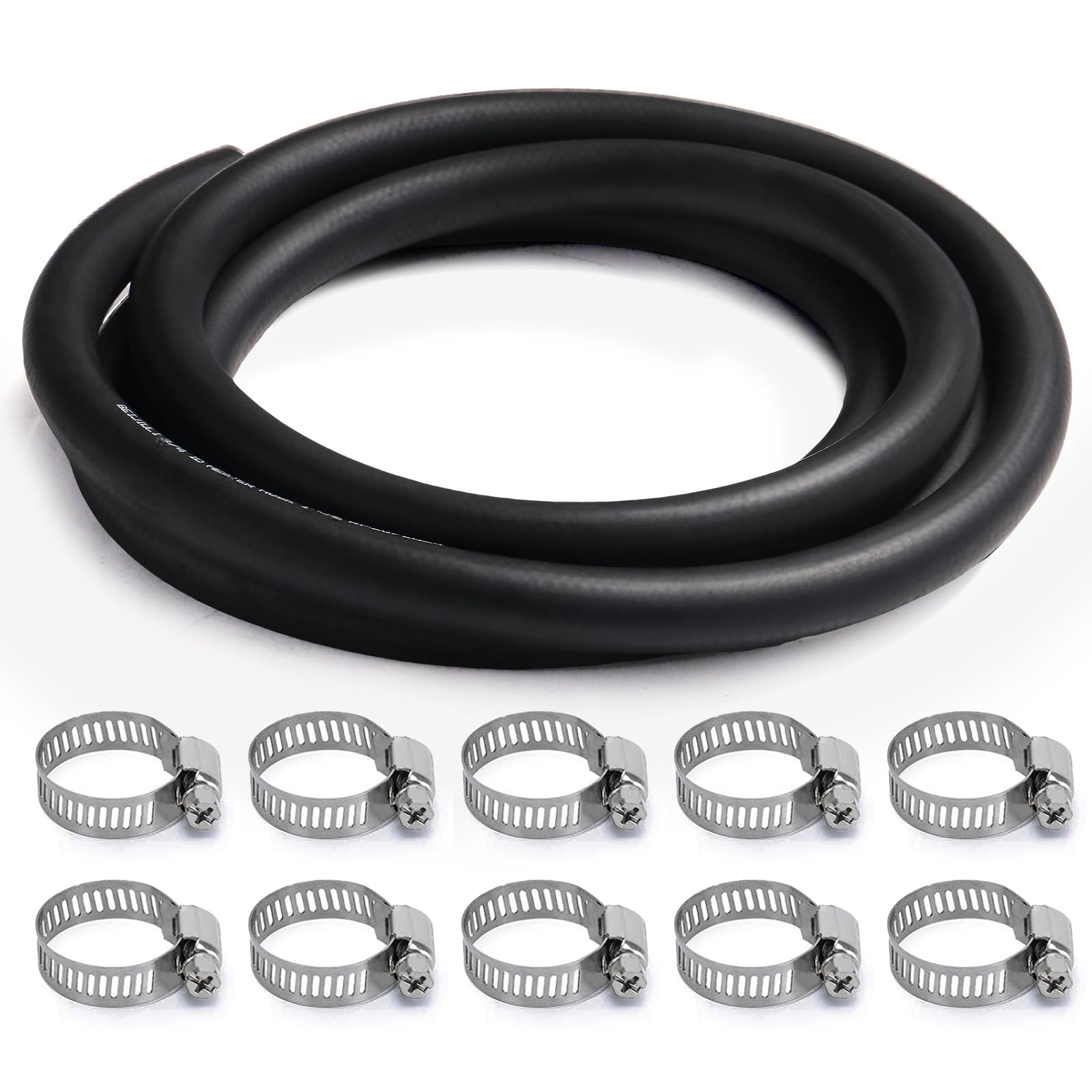 BEIJIULI straight 11ft heater hose ideal for engine cooling and coolant circuits.