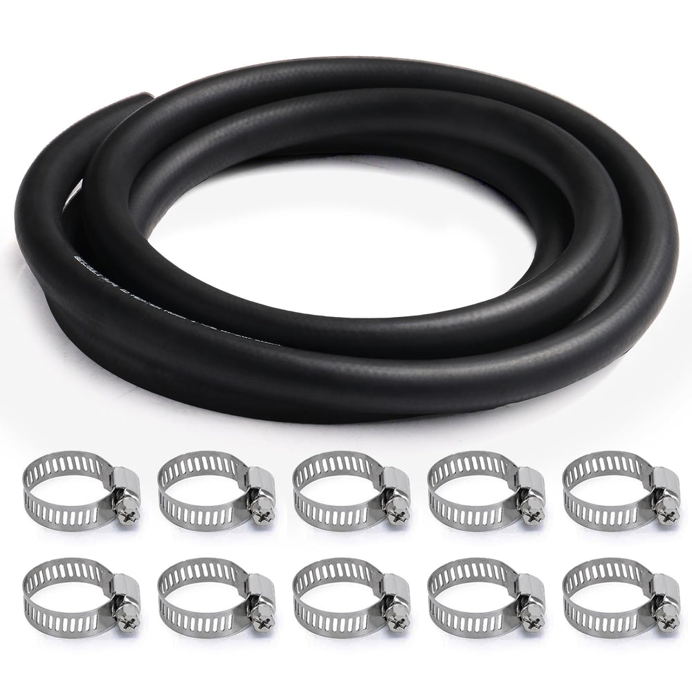 BEIJIULI straight 11ft heater hose ideal for engine cooling and coolant circuits.