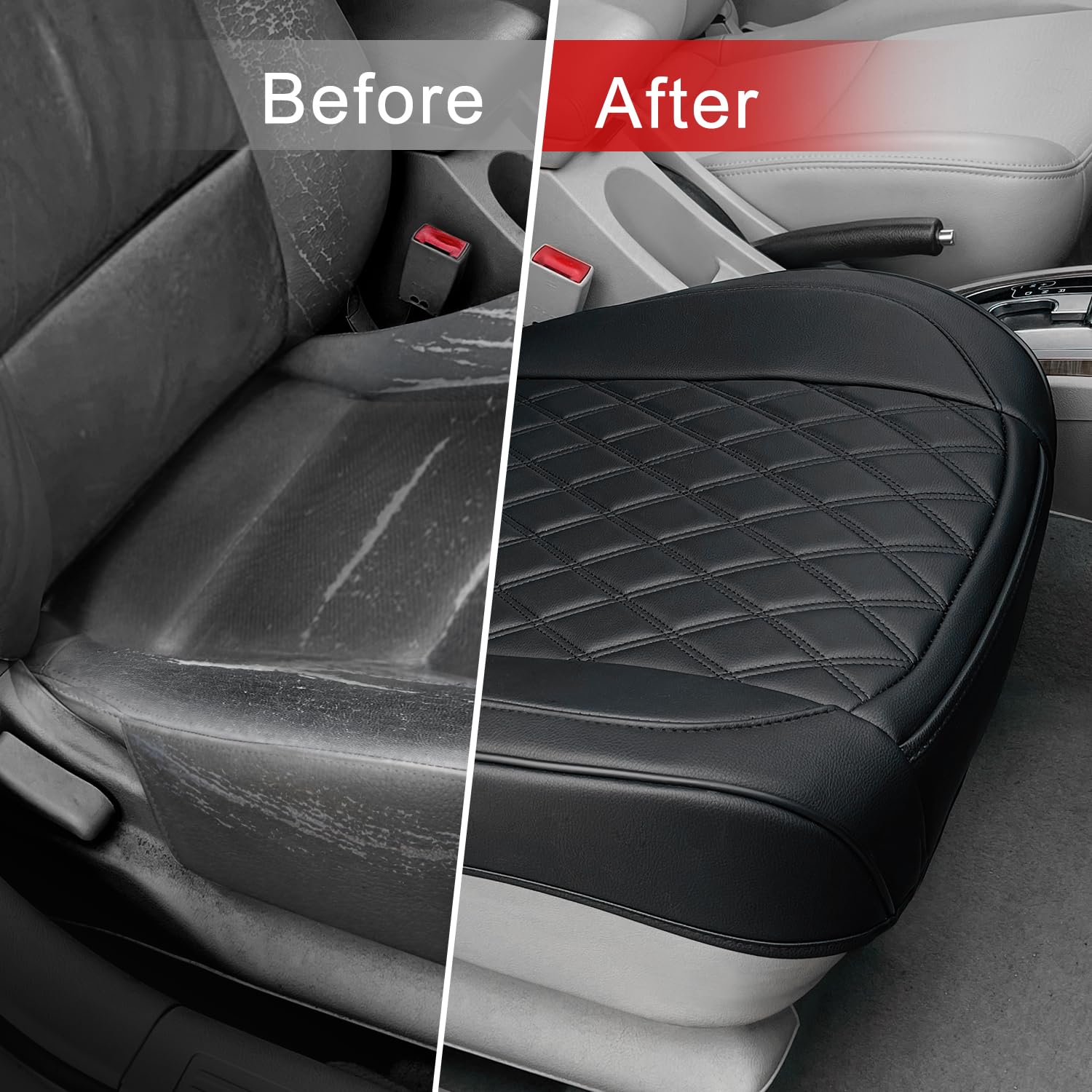 BEITK easy installation front seat cover installs in minutes with simple steps