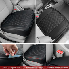 BEITK non slip gel bottom keeps the cover in place during drives