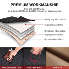 BEITK universal fit bottom seat cover works with most cars and trucks