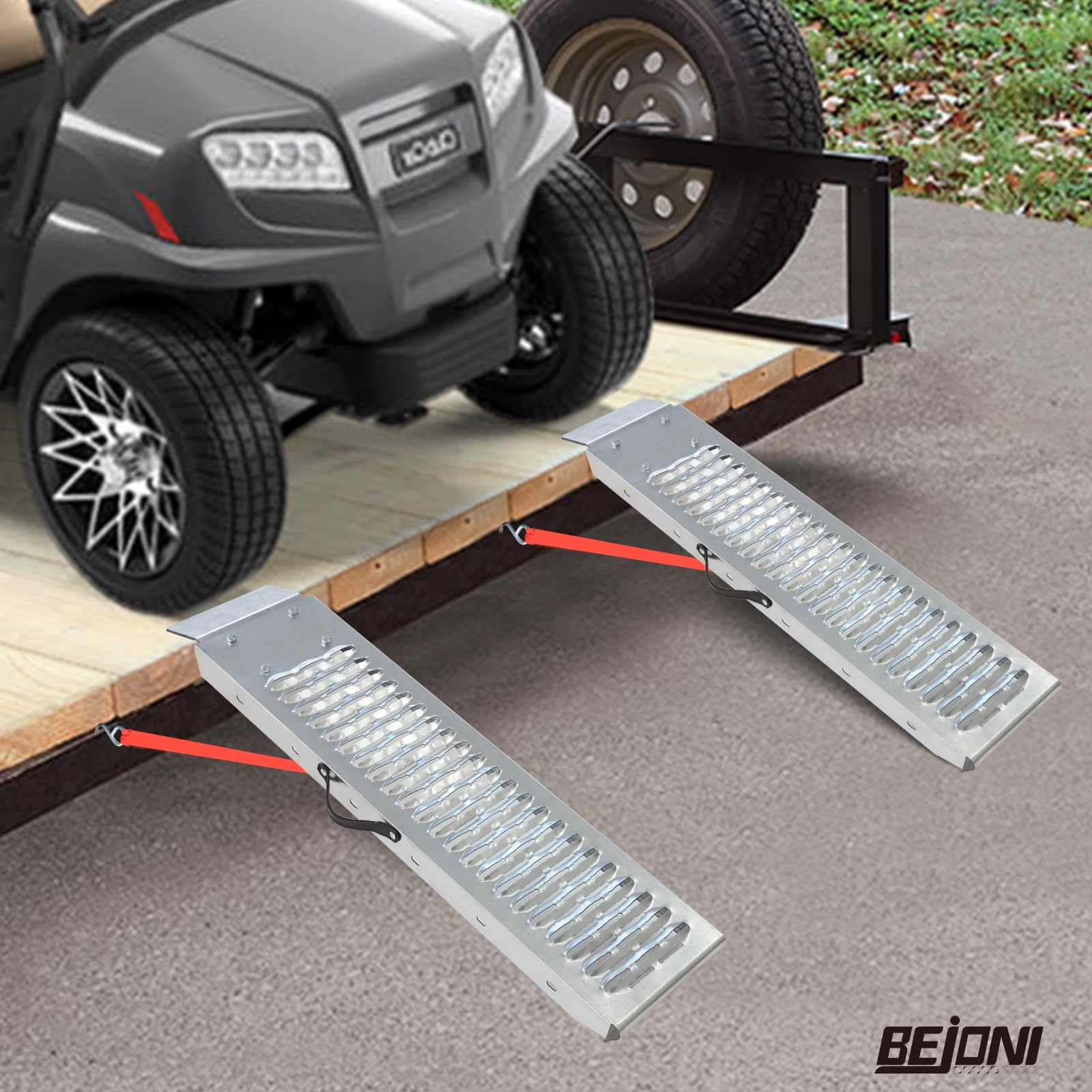 BEJONI heavy-duty ramps offer reliable transitions for multiple powersports tasks.